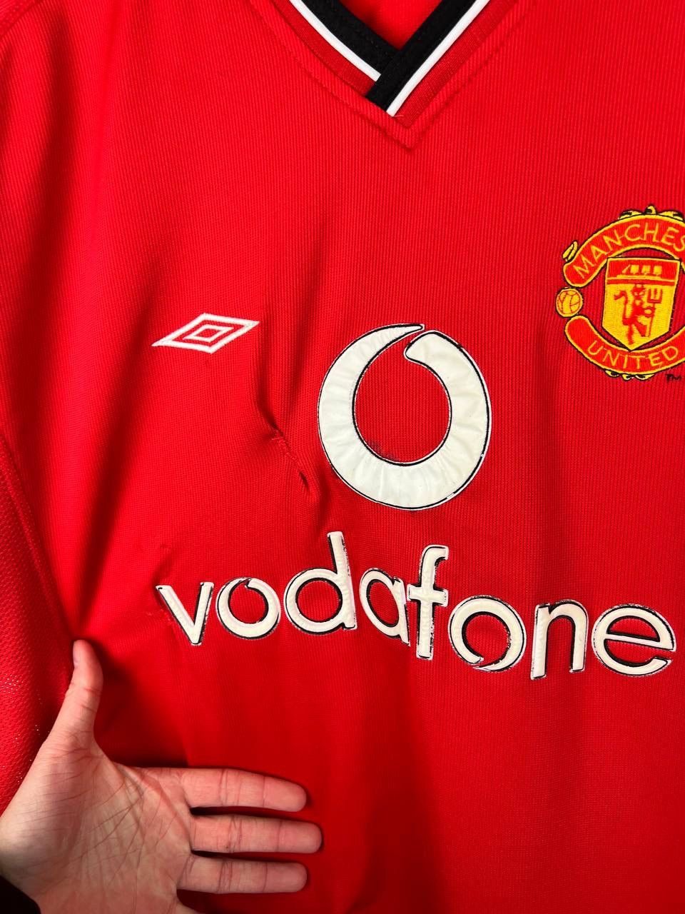 Vintage Manchester United Umbro 2000-2003 jersey t-shirts size L Size US L / EU 52-54 / 3 - 6 Thumbnail