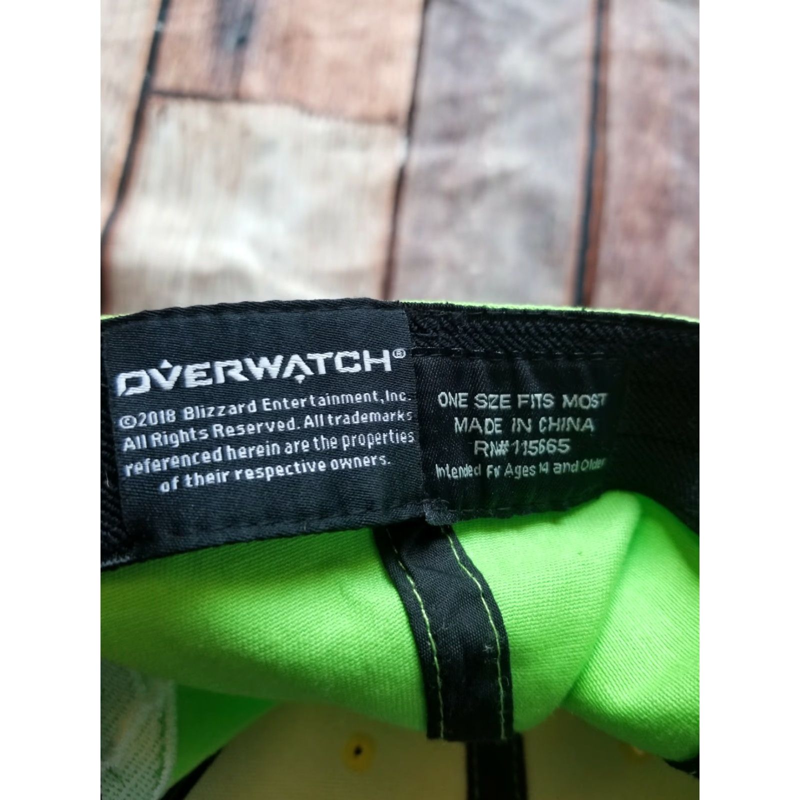 Vintage Overwatch Bioworld Lucio Frog Hat Cap Flex Fitted Neon Panel Size ONE SIZE - 5 Thumbnail