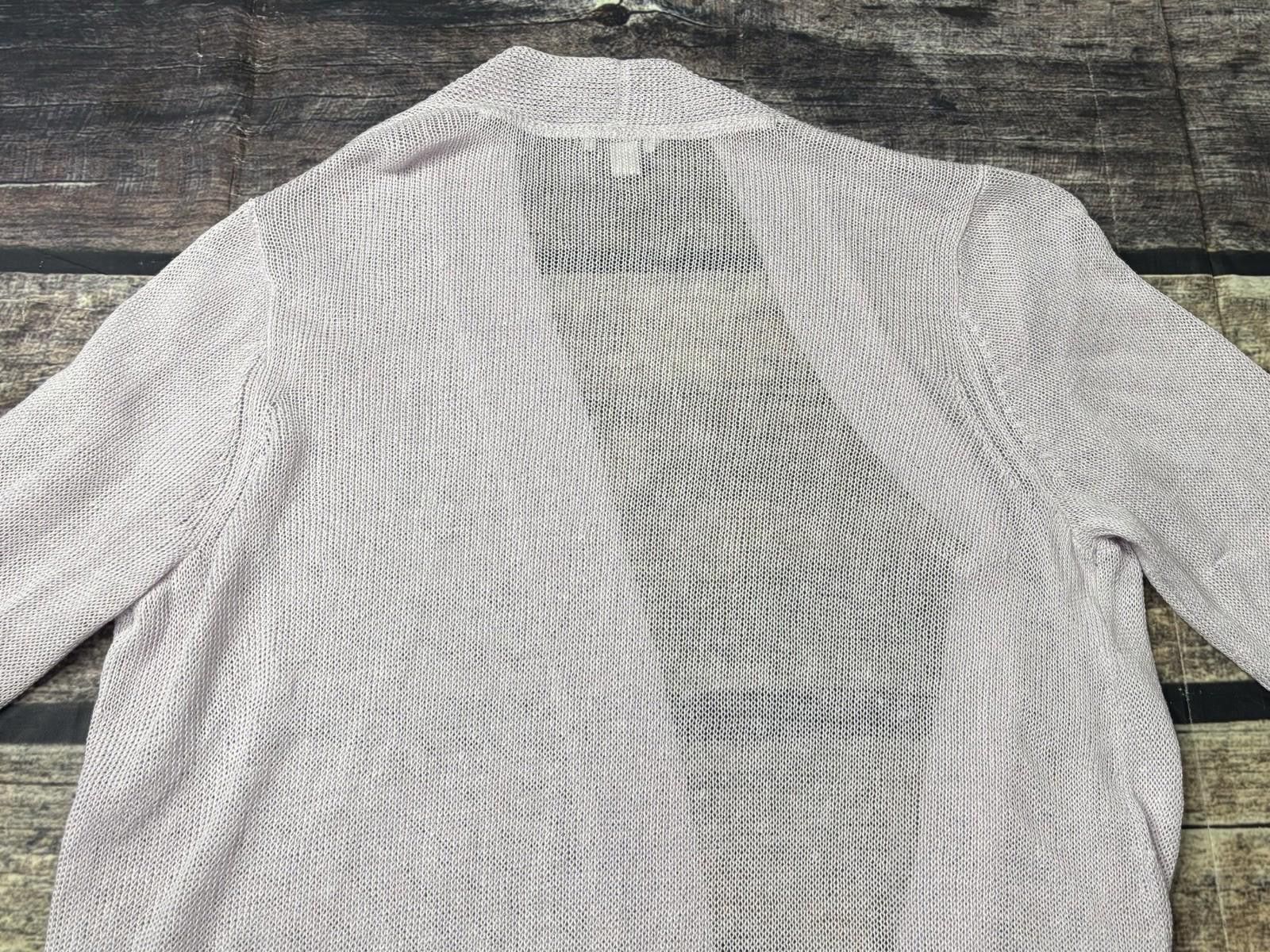 Other J Jill Cardigan Sweater Womens Medium Linen Blend Long Pink Size M / US 6-8 / IT 42-44 - 5 Thumbnail