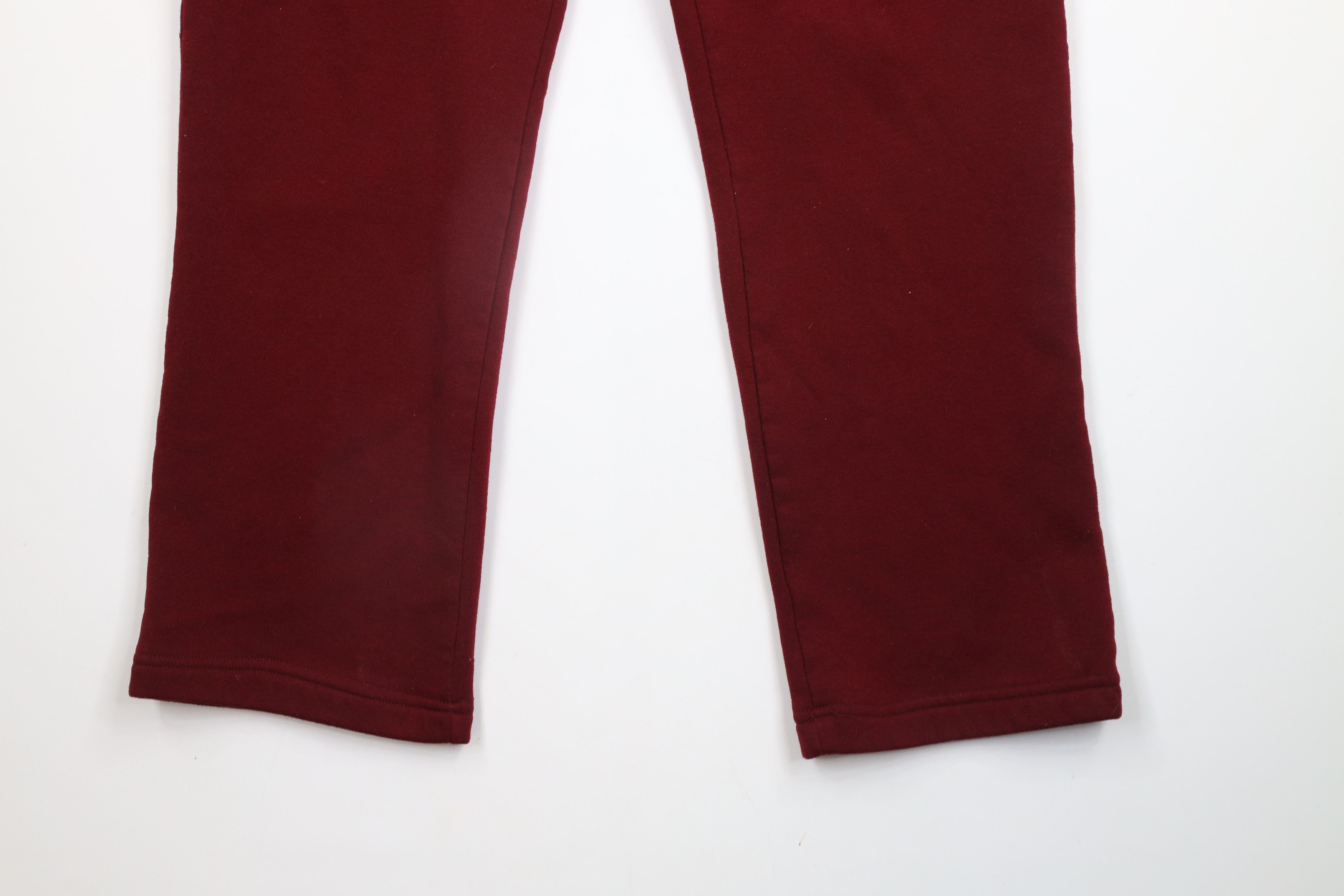 Vintage Vintage 90s Streetwear Blank Wide Leg Cargo Sweatpants Red Size US 34 / EU 50 - 4 Thumbnail