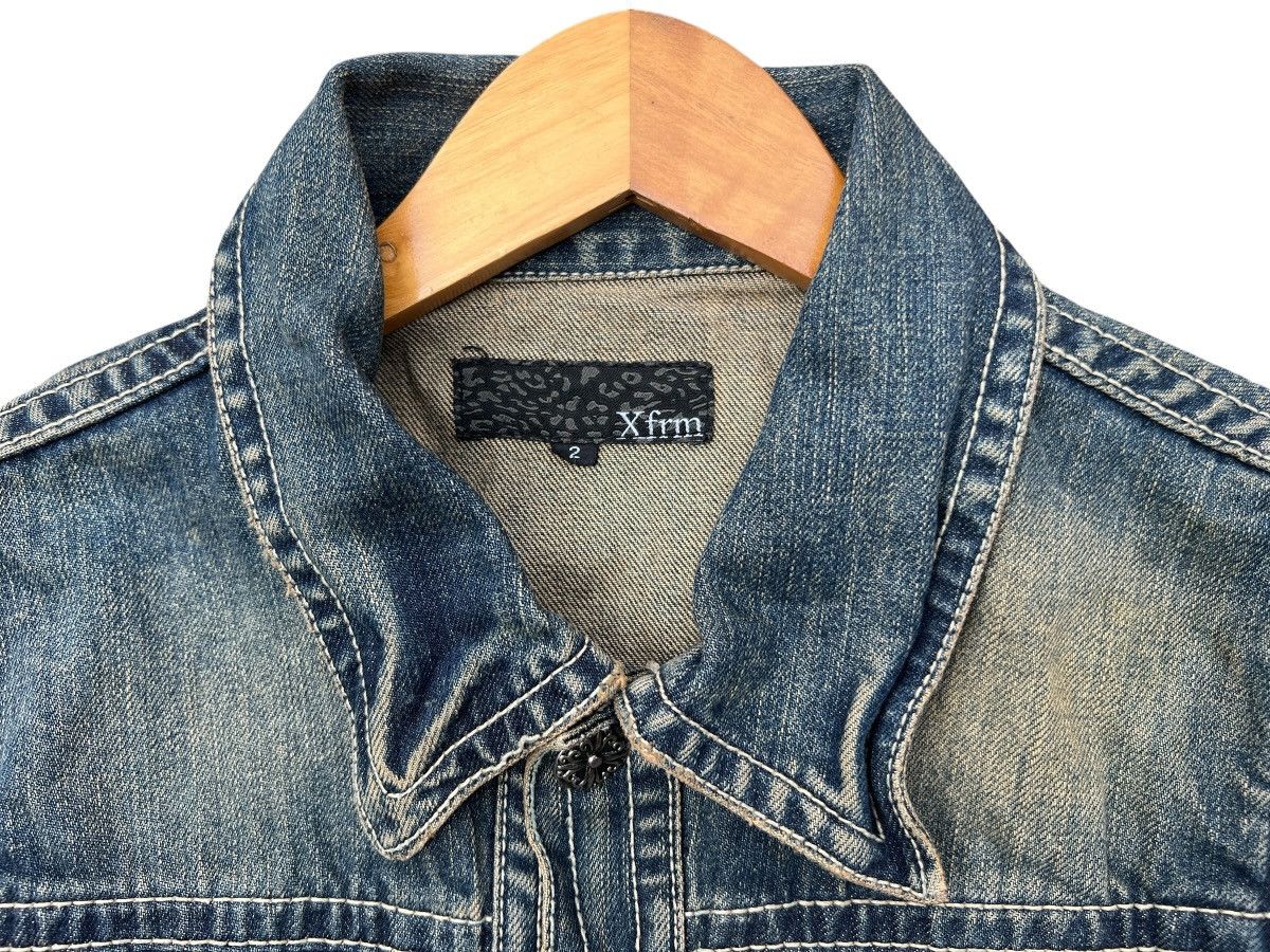 If Six Was Nine XFrm Japan Distressed Mudwash Denim Jacket Size S / US 4 / IT 40 - 9 Thumbnail