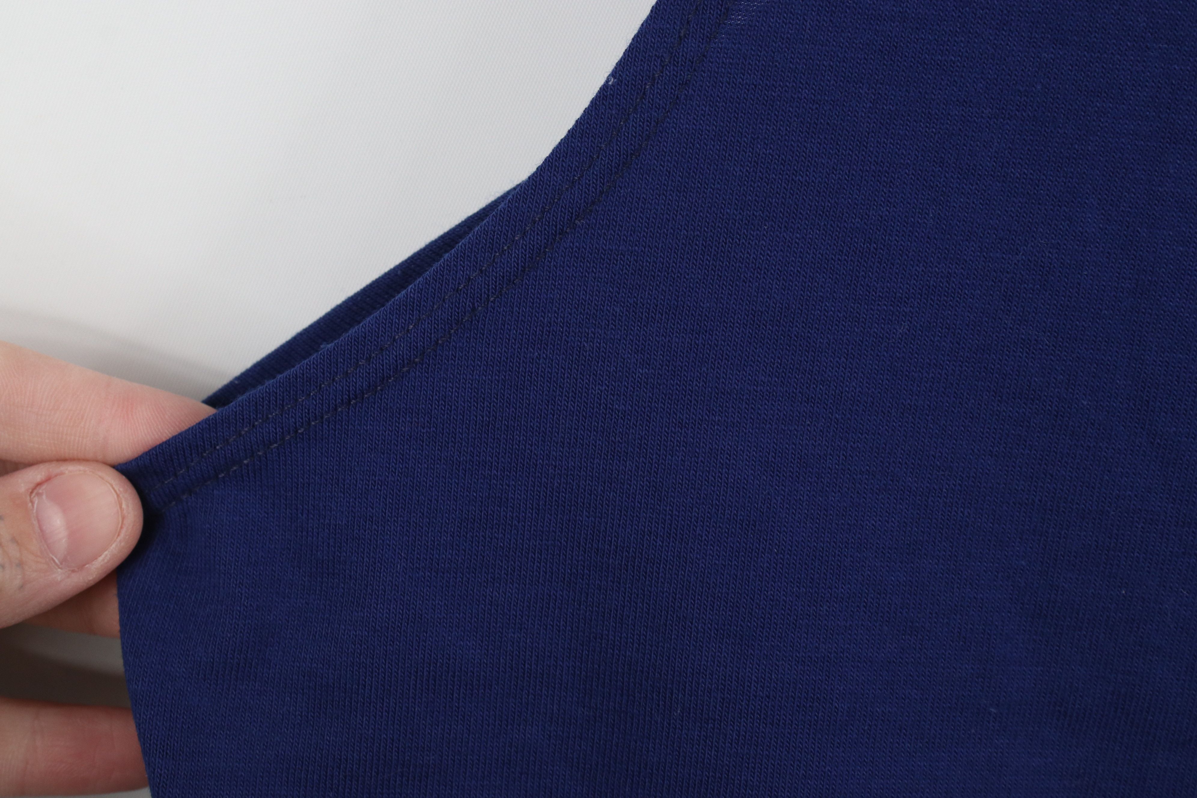 Vintage Vintage 90s Streetwear Faded Blank Tank Top T-Shirt Blue USA Size L / US 10 / IT 46 - 4 Thumbnail