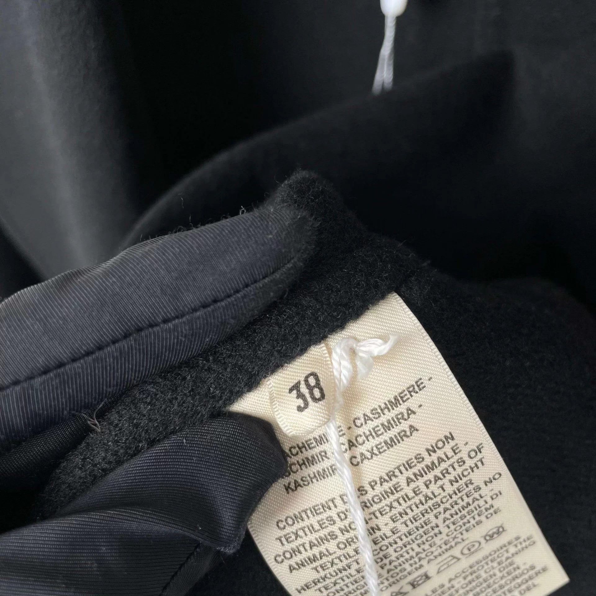 Hermes Hermès cashmere overcoat 38 black new Size S / US 4 / IT 40 - 6 Thumbnail