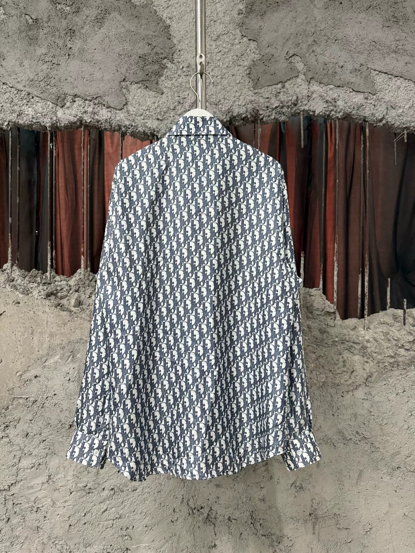 Dior dior printed silk long sleeve shirt Size US M / EU 48-50 / 2 - 2 Thumbnail