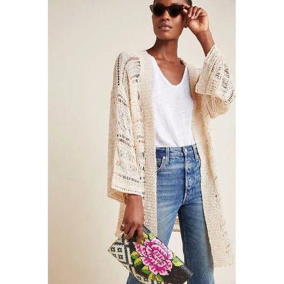 Other Akemi + Kim Carolina Duster Kimono Open-Weave Size ONE SIZE - 2 Thumbnail