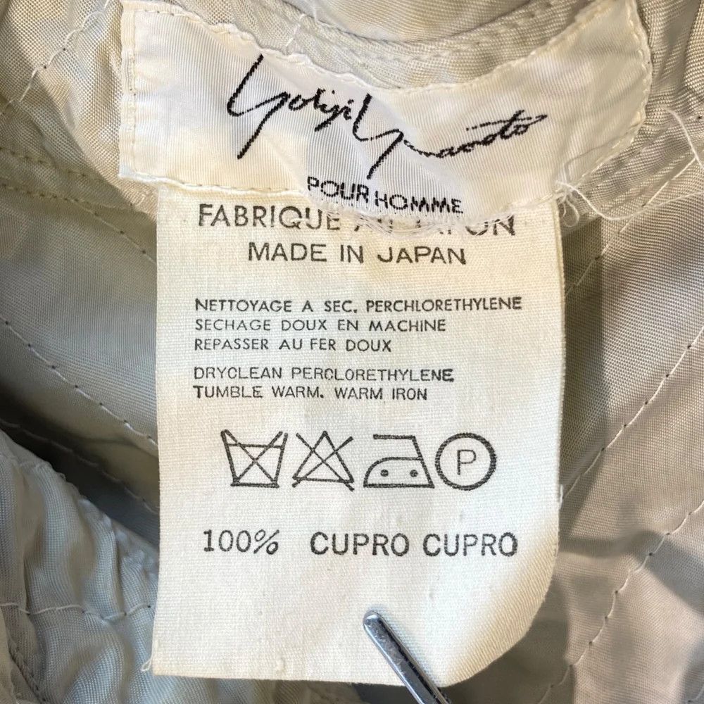 Yohji Yamamoto Yohji Yamamoto pour homme/Round Letter Tag Long Sleeve Shirt Size US XXL / EU 58 / 5 - 8 Thumbnail