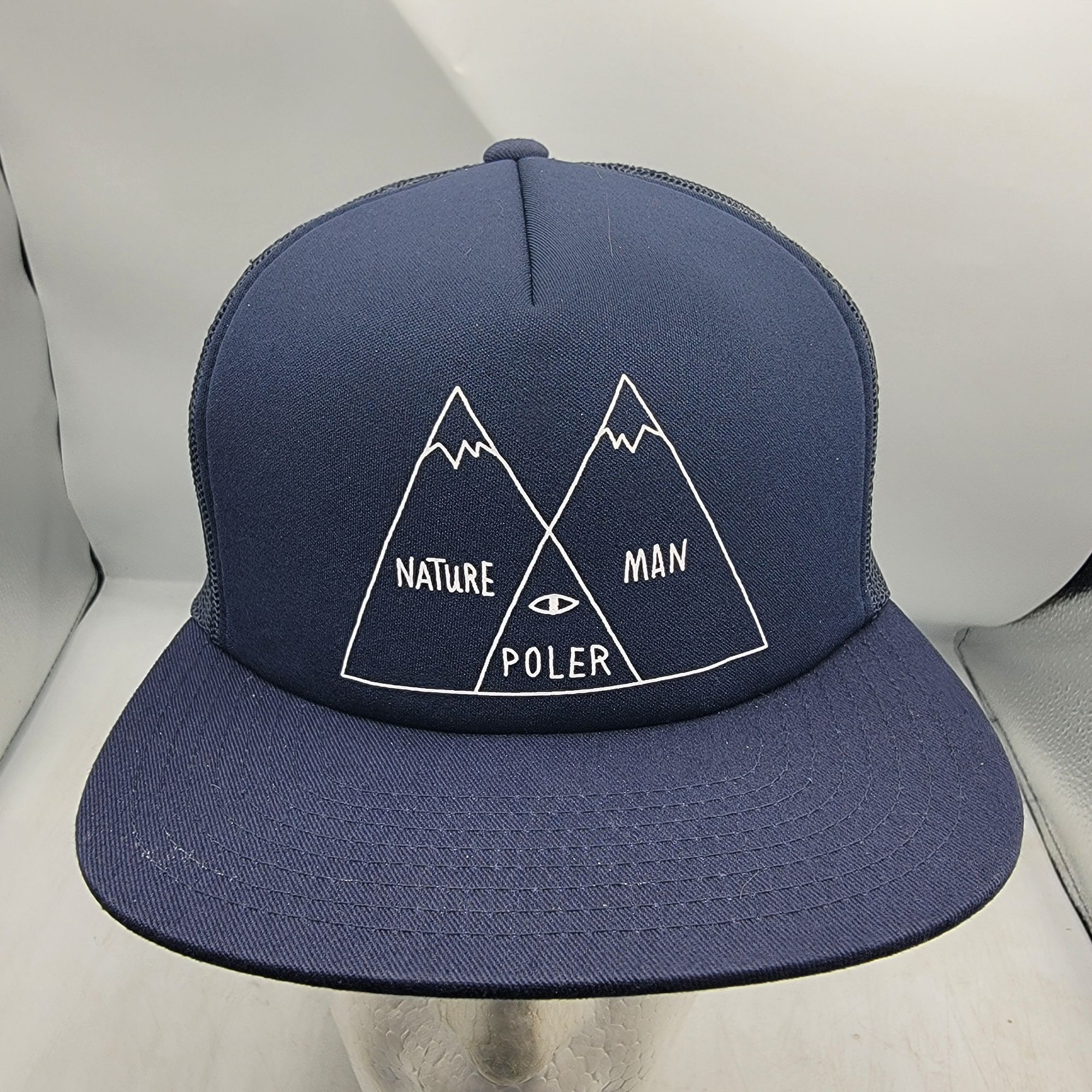 Poler Poler Camp Vibes Venn Trucker Hat Blue Casual Outdoors Summe Size ONE SIZE - 1 Thumbnail