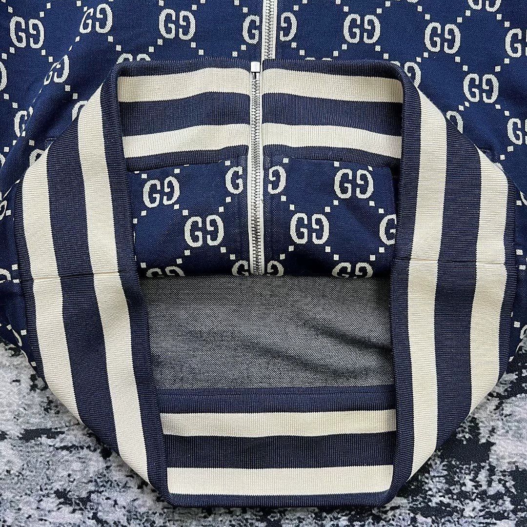 Gucci GUCCI Classic Monogram All-Print Zip-Up Jacket Size US XL / EU 56 / 4 - 3 Thumbnail
