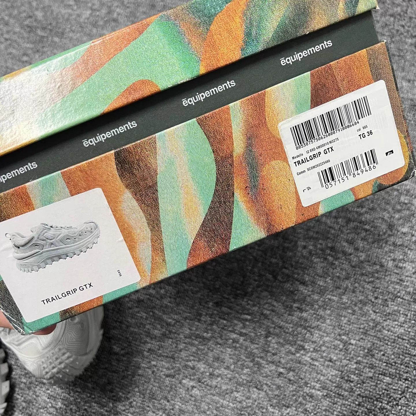 Moncler Moncler Collab Trailgrip GTX Gray Platform Hiking Shoe 36 Size US 5.5 / IT 35.5 - 7 Thumbnail