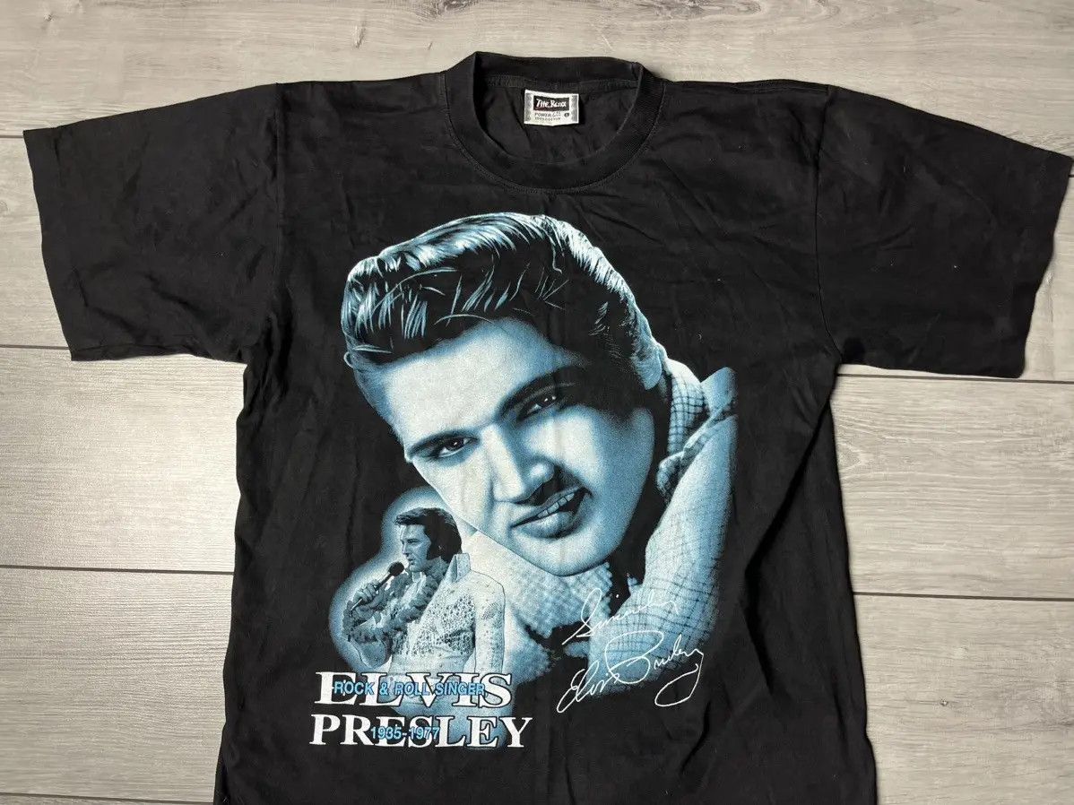 Band Tees Elvis Presley Tshirt rock and roll singer size Large Size US L / EU 52-54 / 3 - 3 Thumbnail