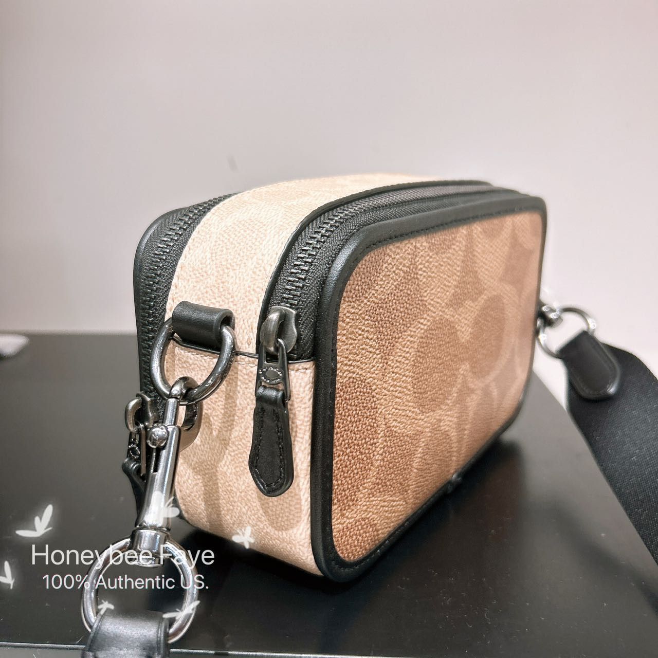 Coach Wyatt Crossbody Bag In Blocked Signature Canvas CAB80 Size ONE SIZE - 2 Thumbnail
