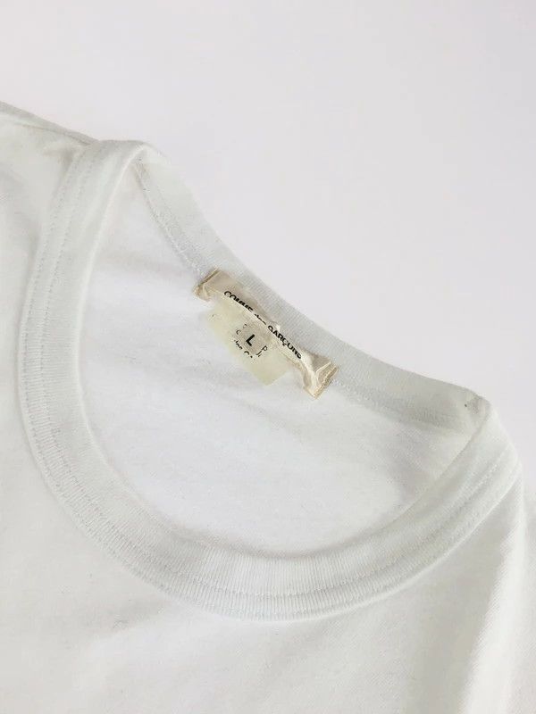Comme des Garcons T-Shirts Short Sleeve Printed Cotton Round Neck White Size US L / EU 52-54 / 3 - 5 Thumbnail