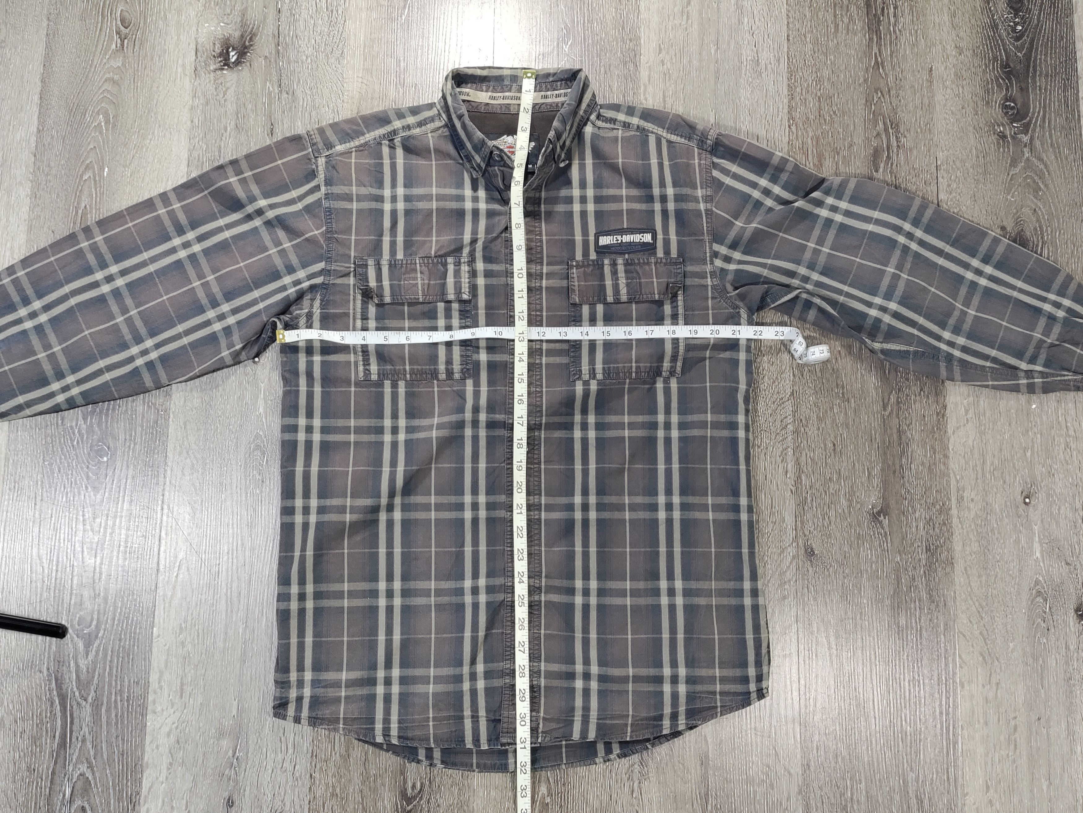 Harley Davidson × Vintage Harley Davidson Mens Shirt Size US M / EU 48-50 / 2 - 2 Thumbnail