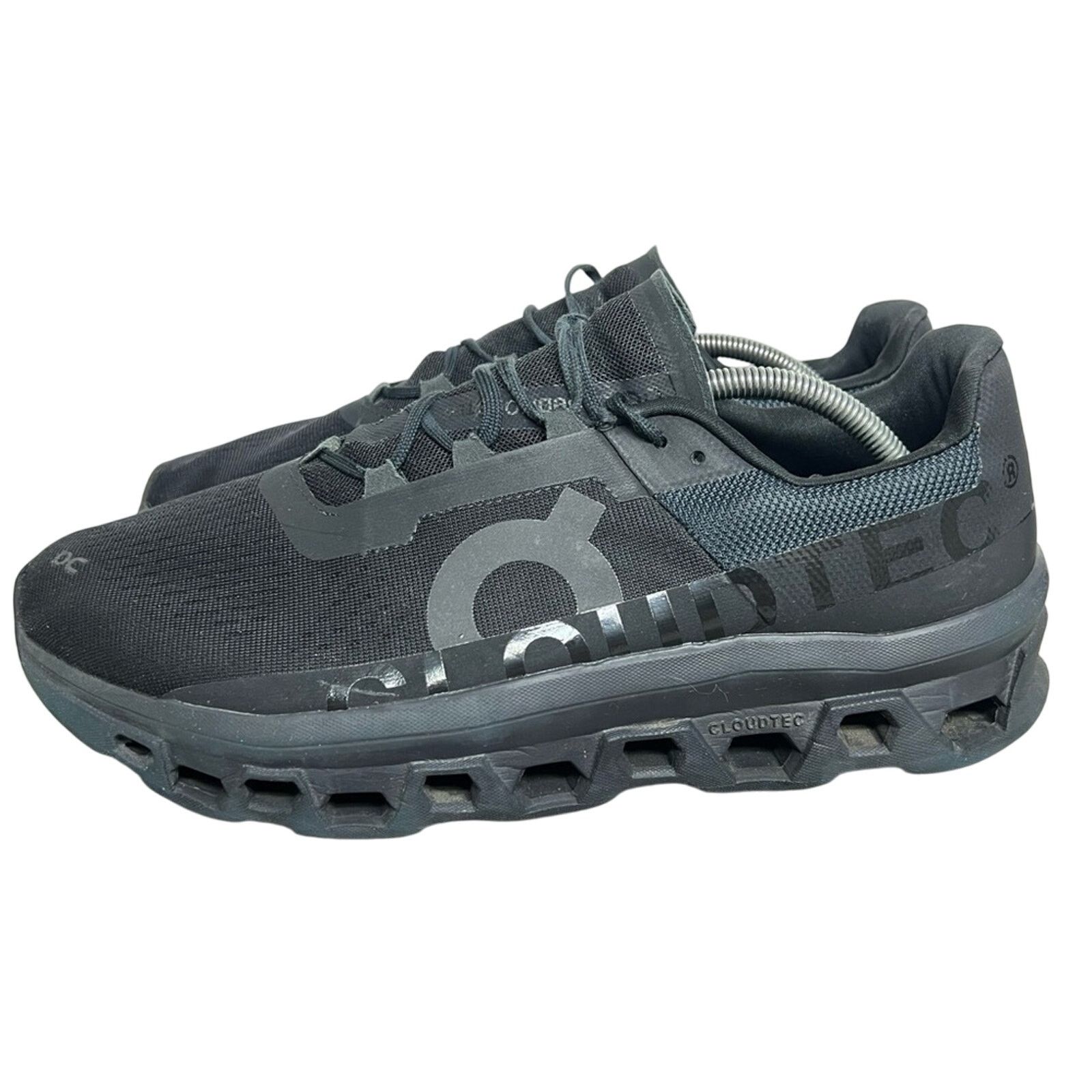 On On Cloud Monster Shoes Mens 12.5 Black Running Sneakers Size US 12.5 / EU 45-46 - 1 Thumbnail