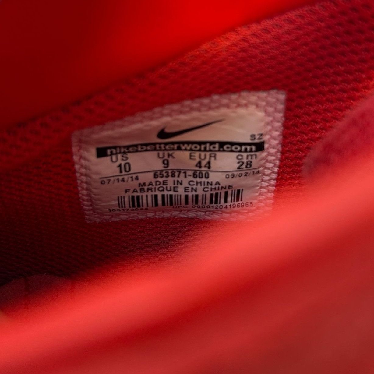 Nike Nike KD 7 Nsw Lifestyle Qs 'Challenge Red' Mens 10 Size US 9 / EU 42 - 10 Thumbnail