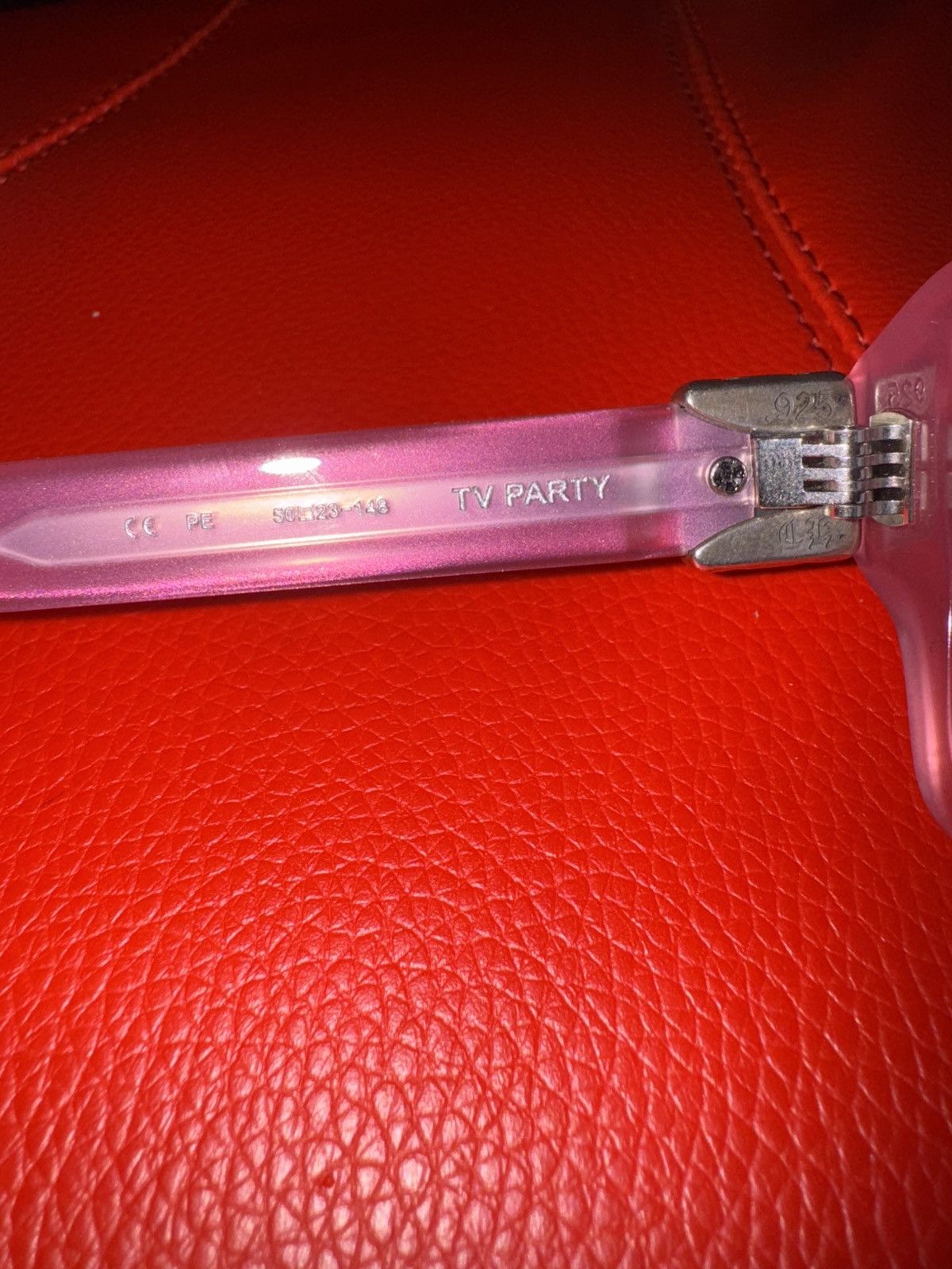 Chrome Hearts Pink Chrome Hearts Matty Boy pink sunglasses Size ONE SIZE - 3 Thumbnail