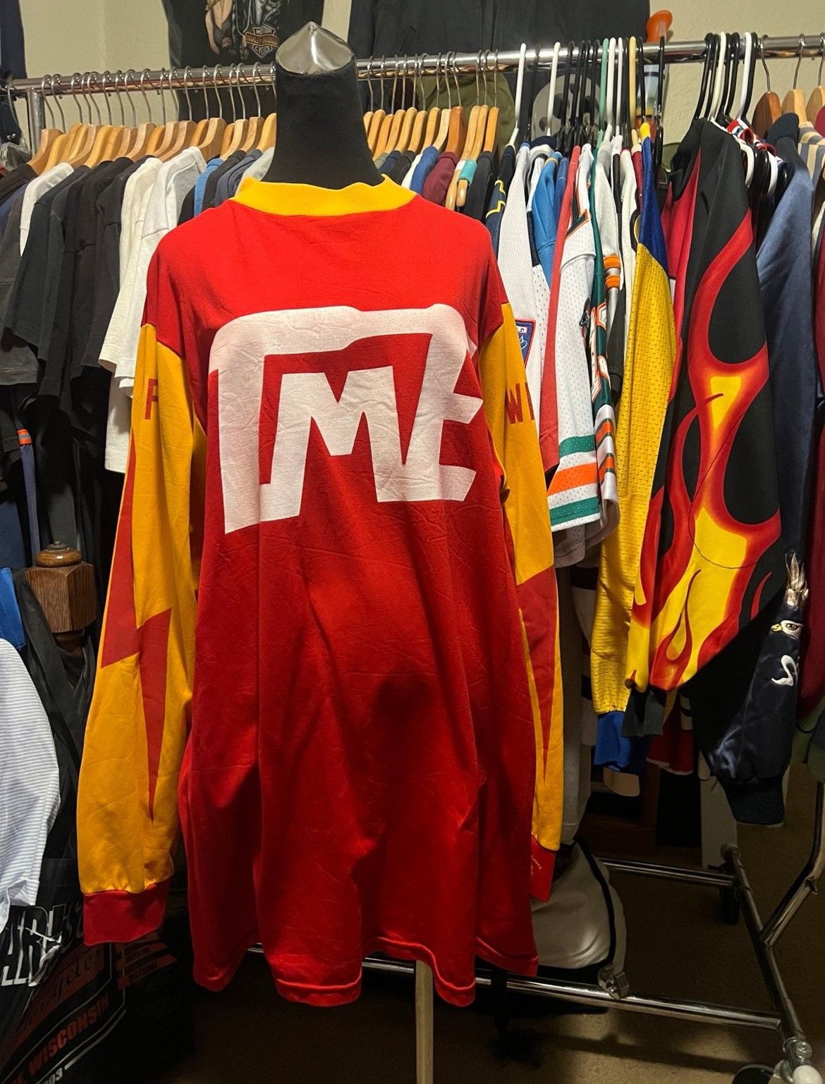 70s the dirt shirt dirtbike racing jersey size XL