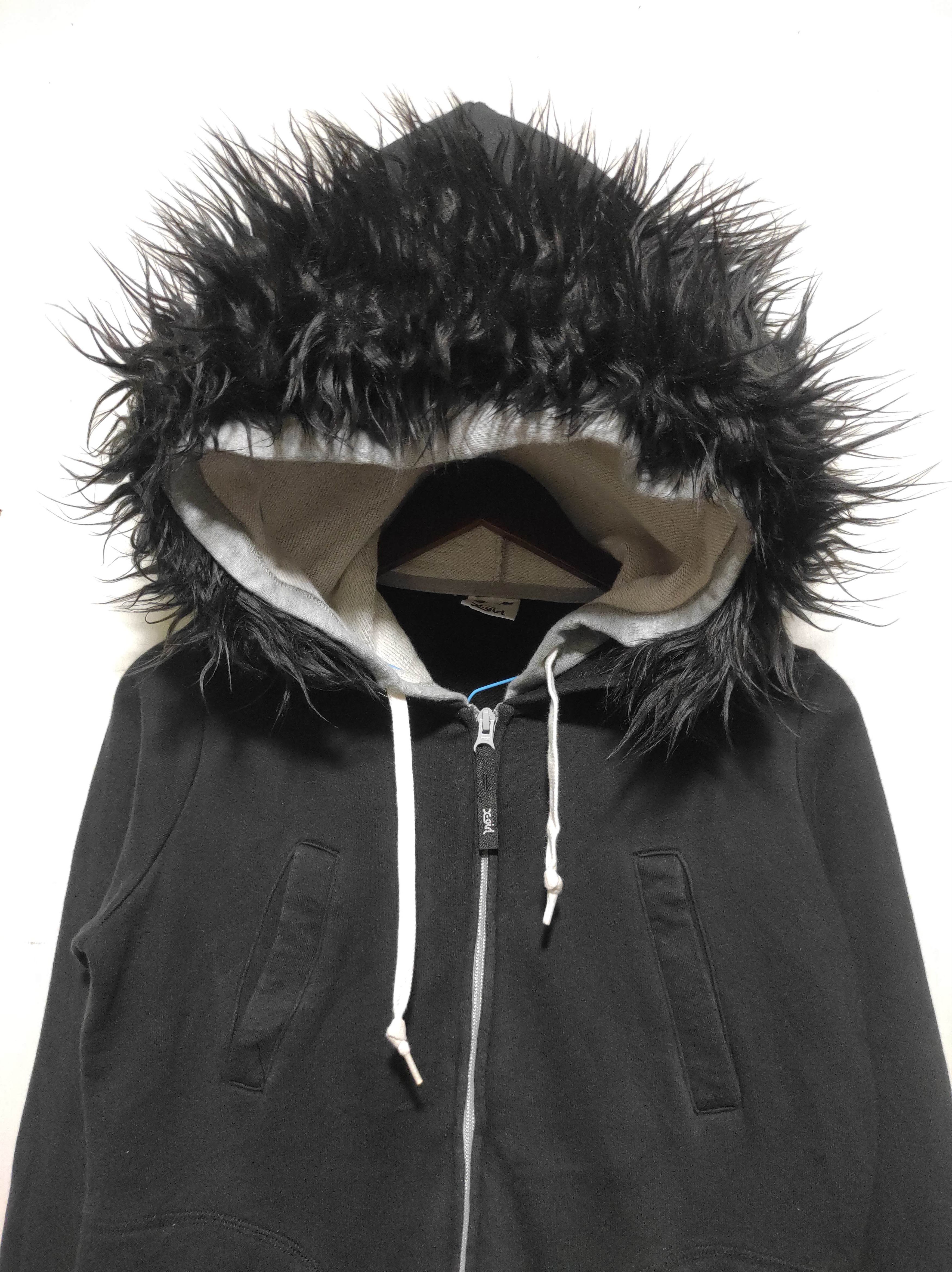 Le Grande Bleu (L.G.B.) X-Girl Zip Fur Double Hoodie i6w9 Lgb Style Size US S / EU 44-46 / 1 - 4 Thumbnail