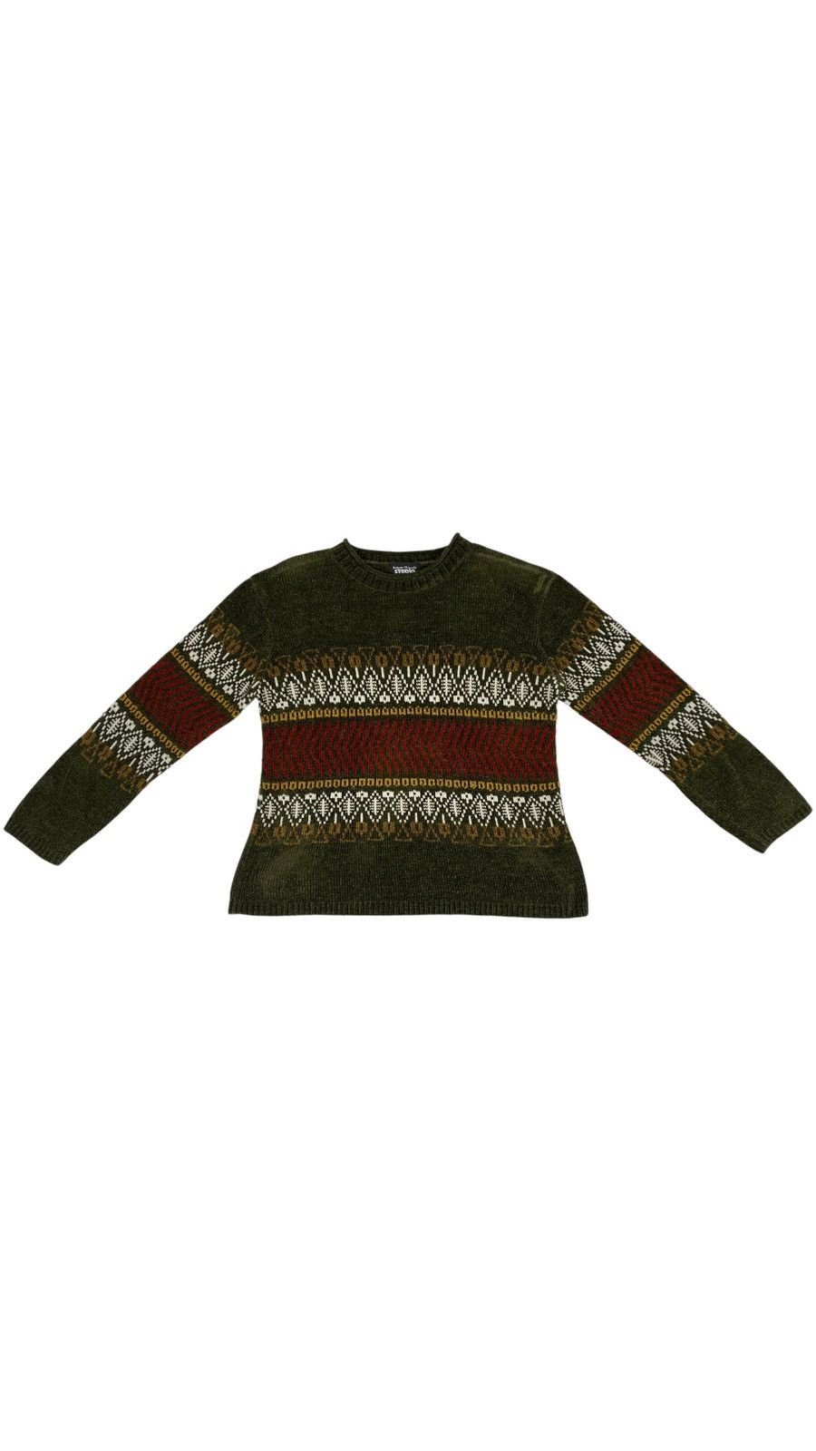 Vintage 🔥LASTDROP🔥 VTG Chenille Velour Made In Korea Cozy Sweatshirt Size L / US 10 / IT 46 - 2 Thumbnail