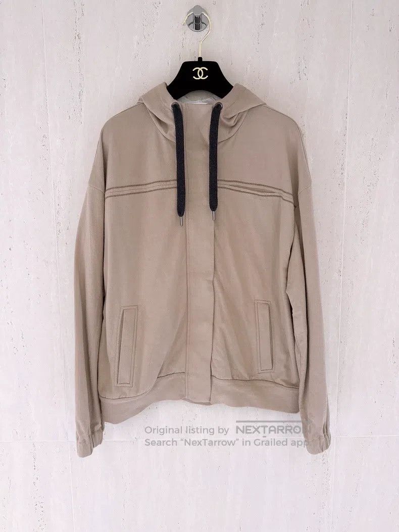 Brunello Cucinelli Brunello Cucinelli Beaded decorative hooded jacket Size XS / US 0-2 / IT 36-38 - 1 Thumbnail