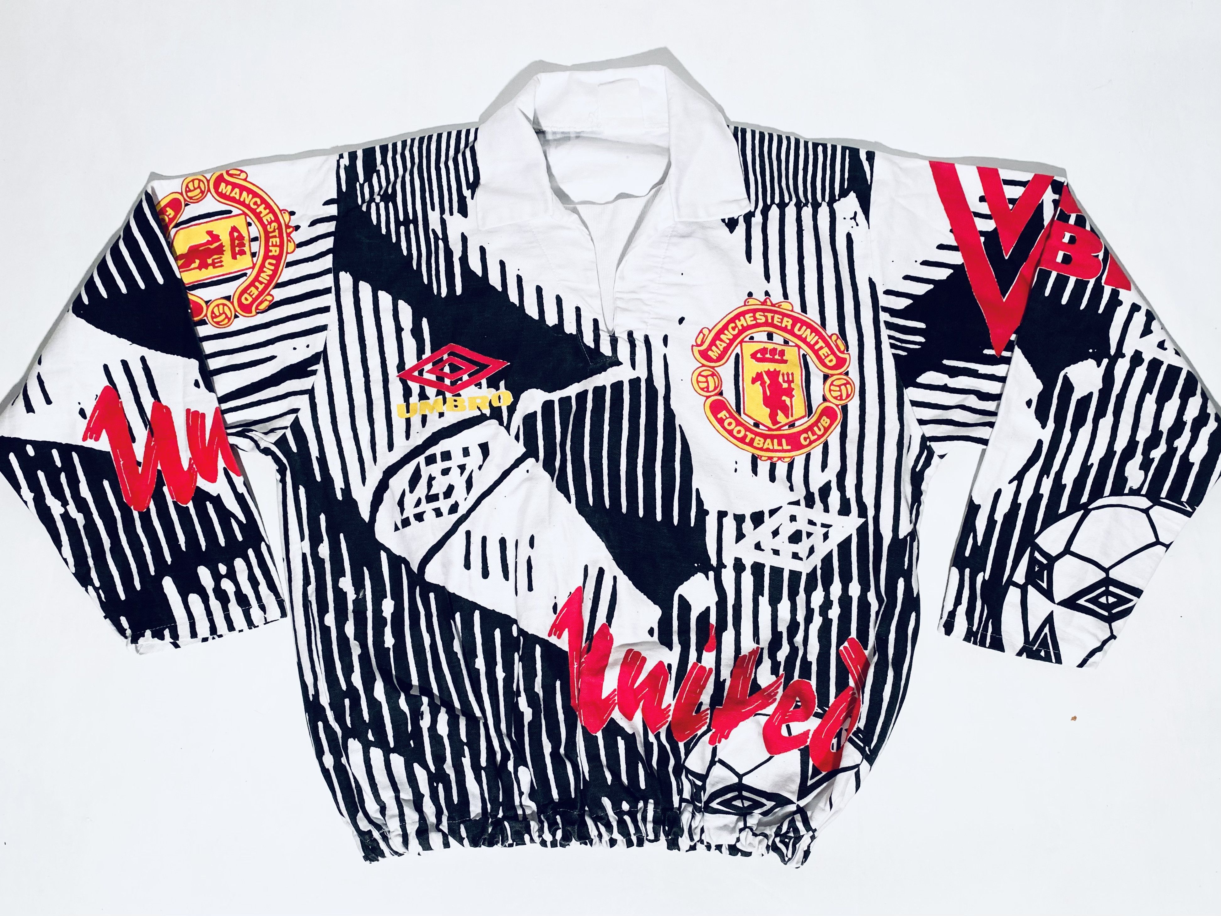 Umbro Manchester United 90s Training Drill Top Sweater Size US M / EU 48-50 / 2 - 3 Thumbnail