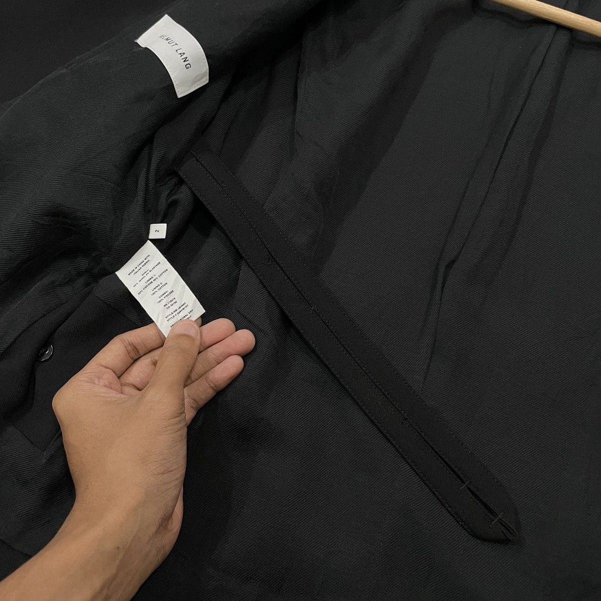 Helmut Lang Helmut Lang Belted Buttonless Fashion Jacket Size M / US 6-8 / IT 42-44 - 21 Thumbnail