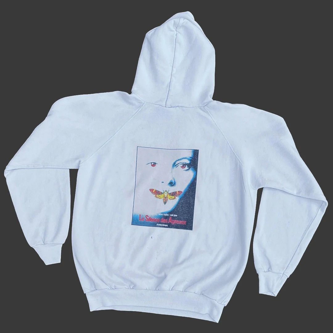 Hanes × Vintage Silence of the Lambs 1991 90s Vintage Movie Promo Hoodie Size US L / EU 52-54 / 3 - 1 Thumbnail