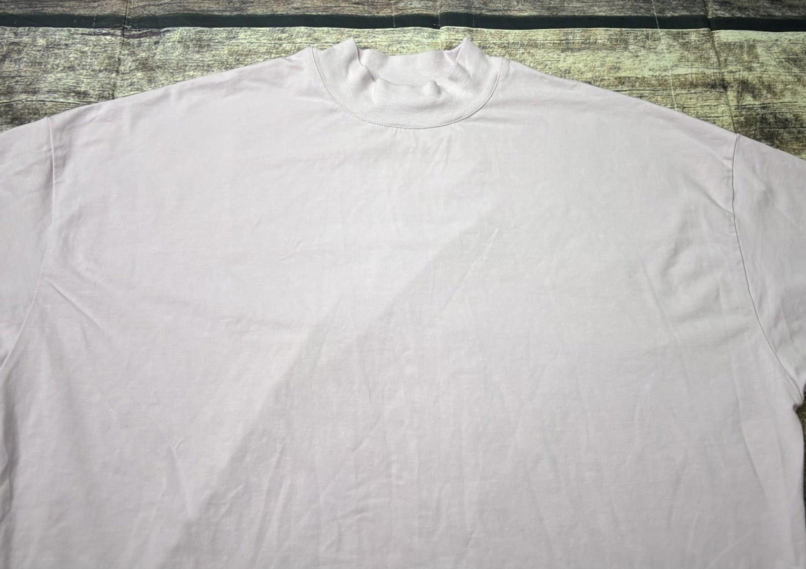 Cos Cos Top T-Shirt Womens XS Pink Mock Neck Oversized Stretch Size XS / US 0-2 / IT 36-38 - 4 Thumbnail