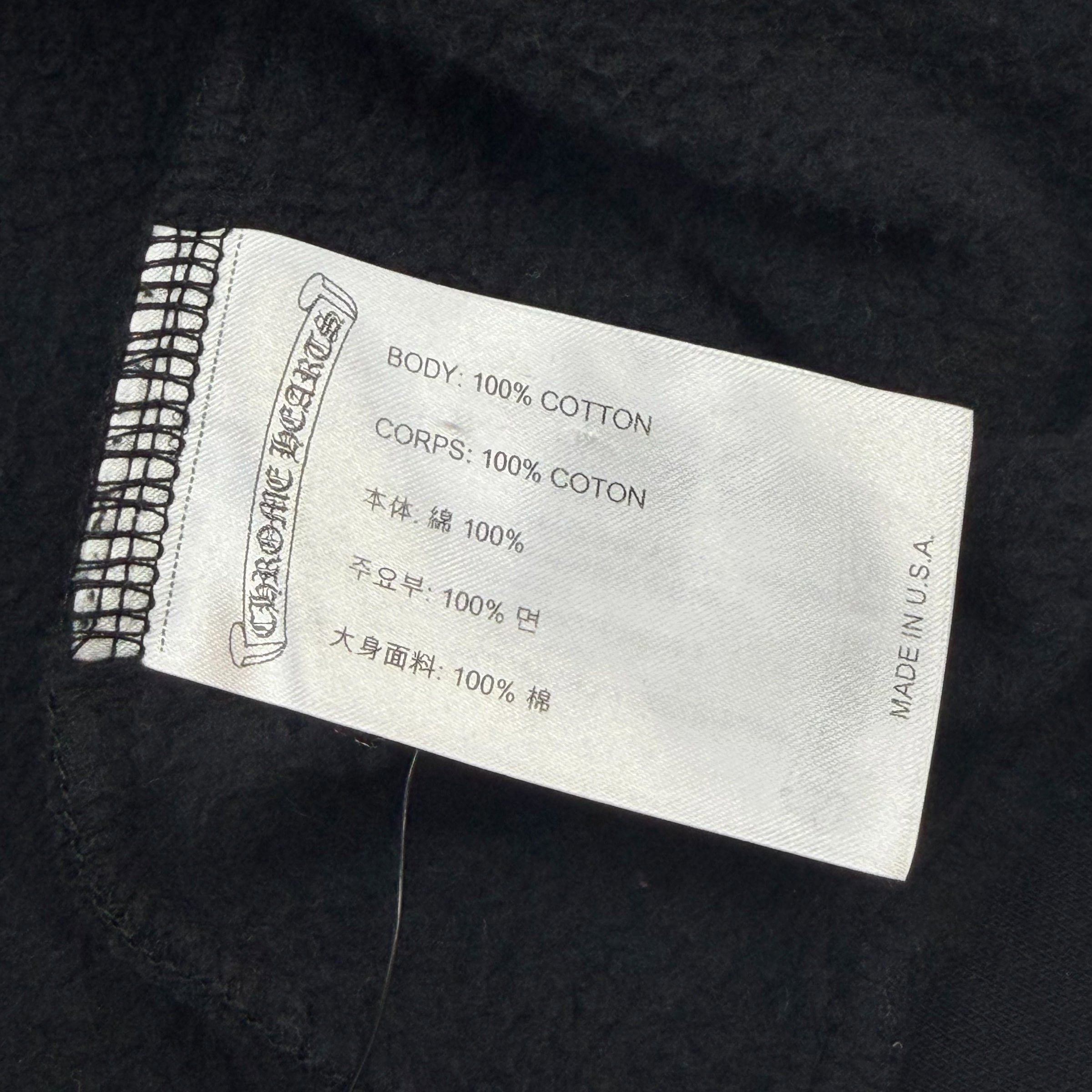 Chrome Hearts Chrome Hearts T-bar logo Hoodie Black XXL Size US XXL / EU 58 / 5 - 5 Thumbnail
