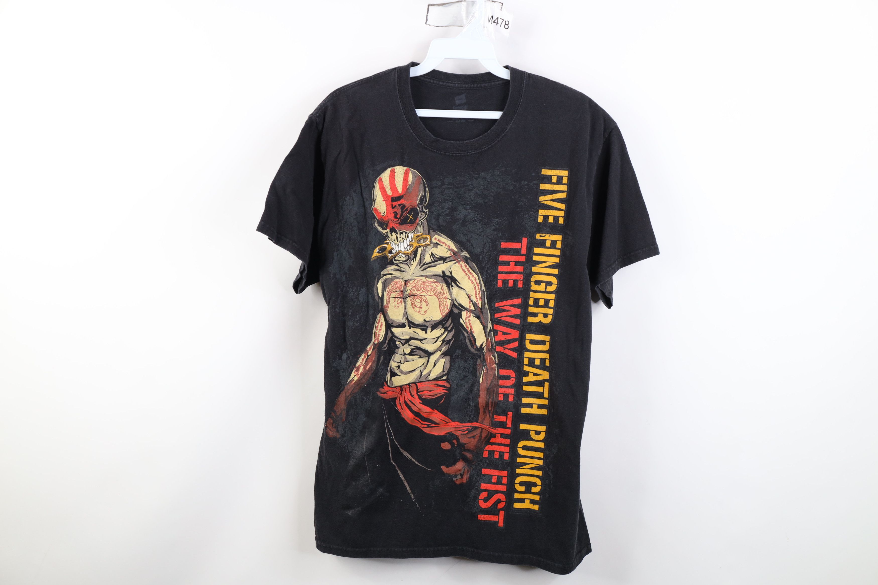 Vintage Vintage Way of the Fist Five Finger Death Punch Band T-Shirt Size US M / EU 48-50 / 2 - 1 Thumbnail