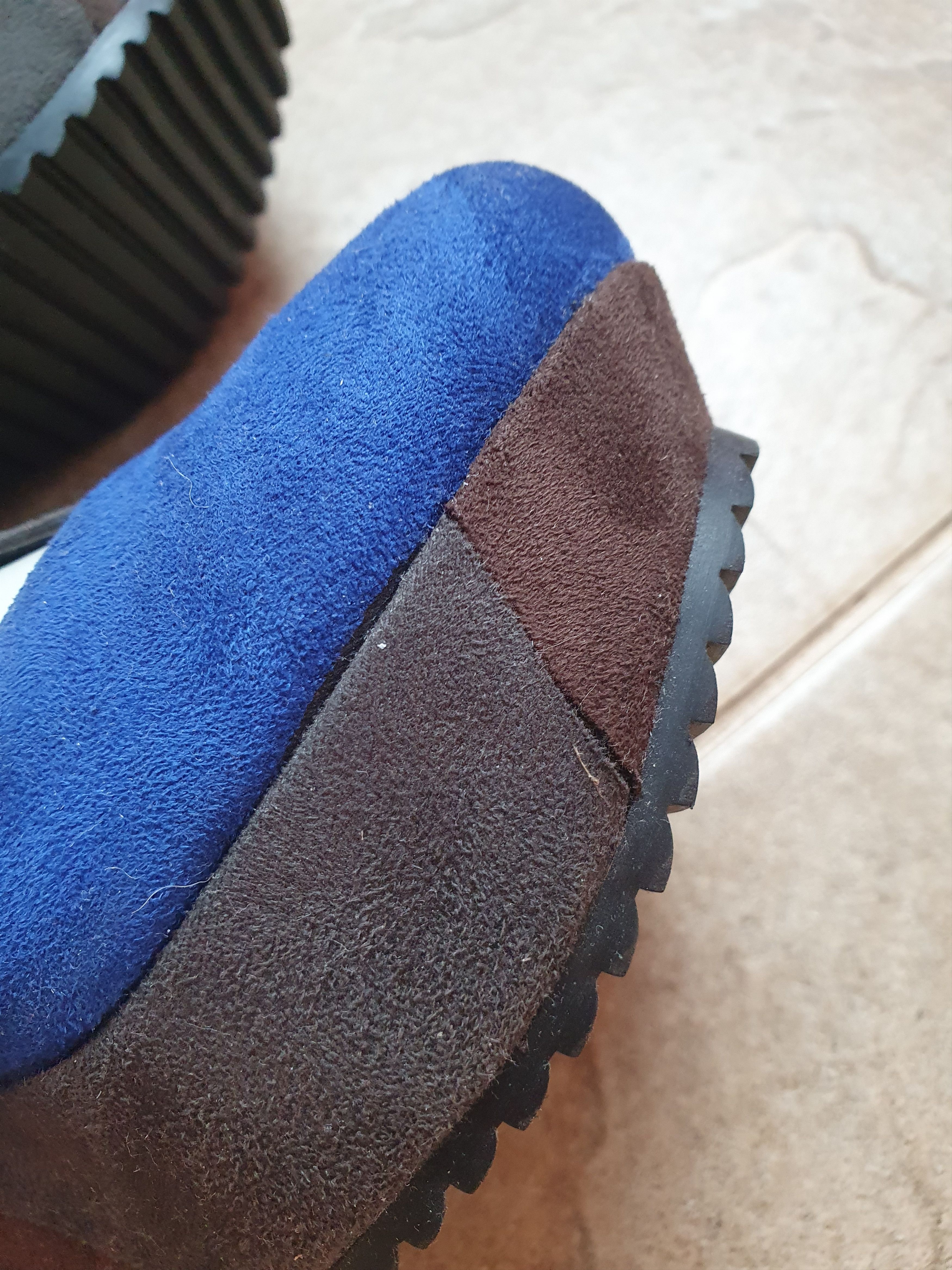 Moschino women's shoes Love Moschino blue platform shoes, size 38 Size US 7 / IT 37 - 24 Thumbnail
