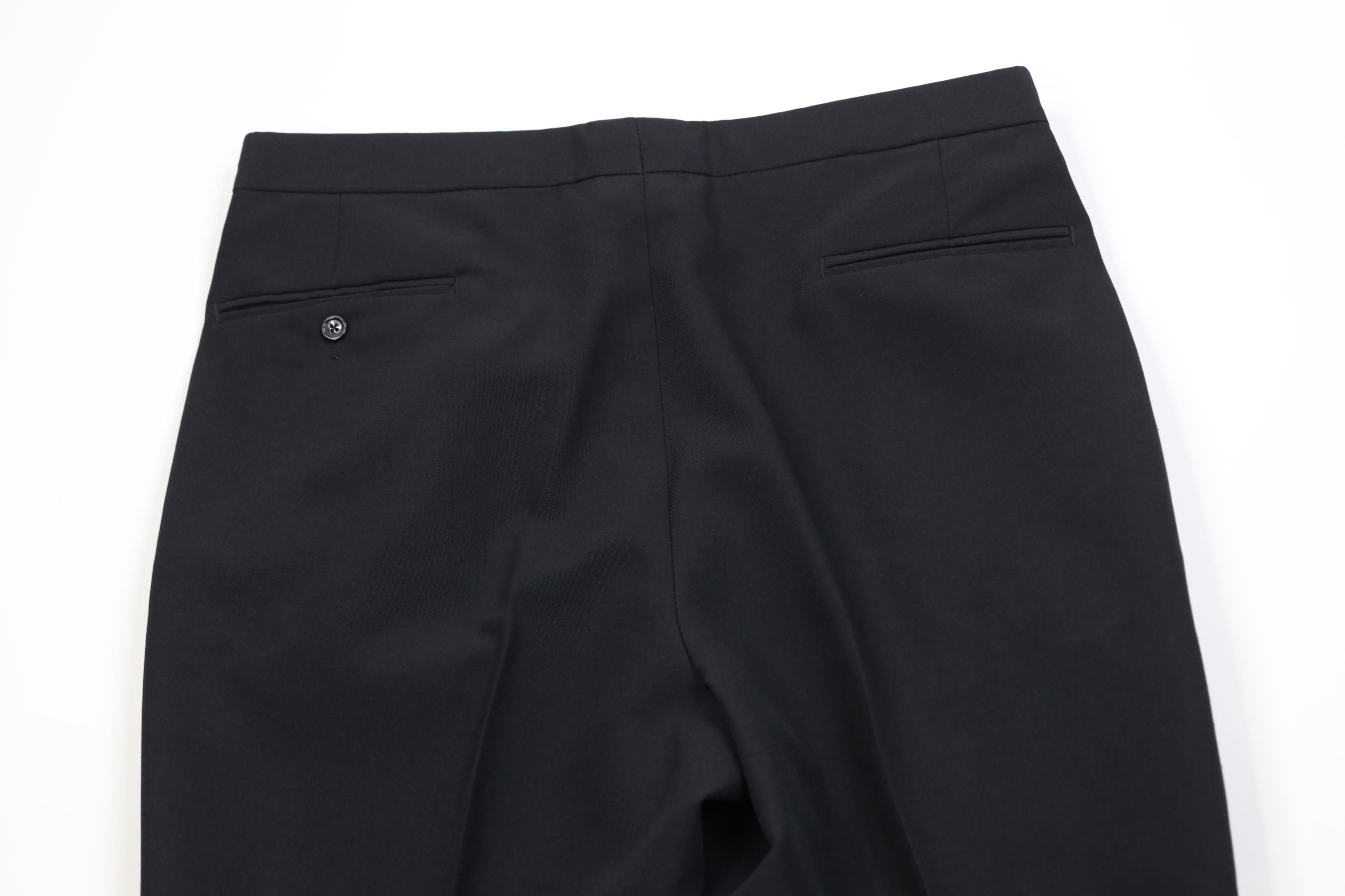 Vintage Vintage 90s Streetwear Buckle Waist Prom Tuxedo Pants Black Size US 36 / EU 52 - 9 Thumbnail