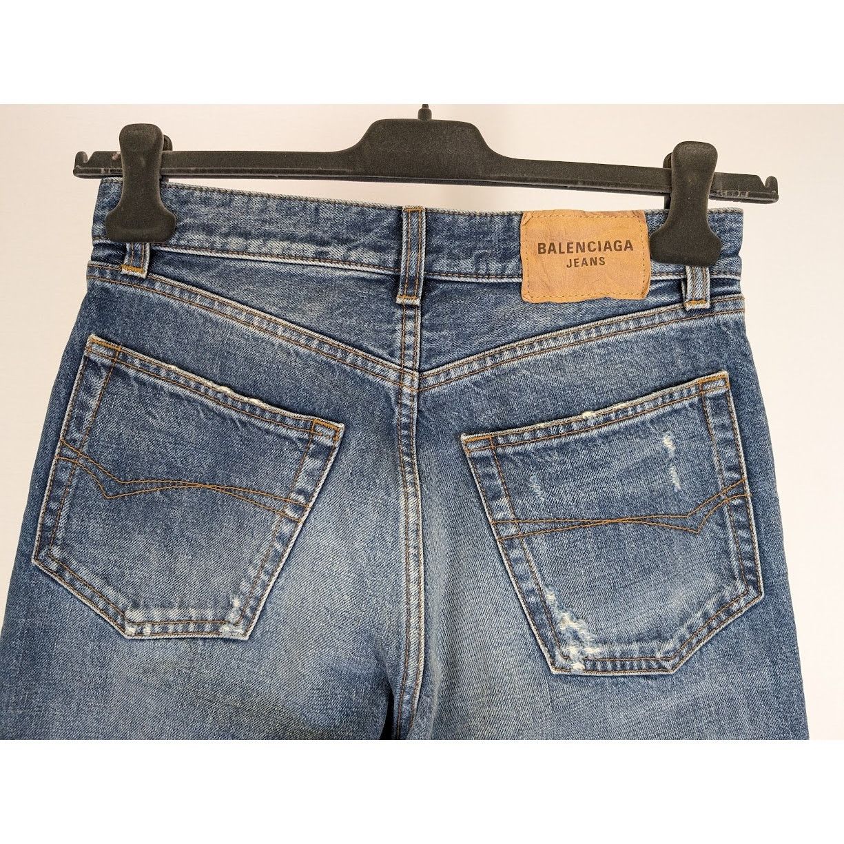 Balenciaga o1rshd1 Denim Jeans in Blue Size US 29 - 15 Thumbnail