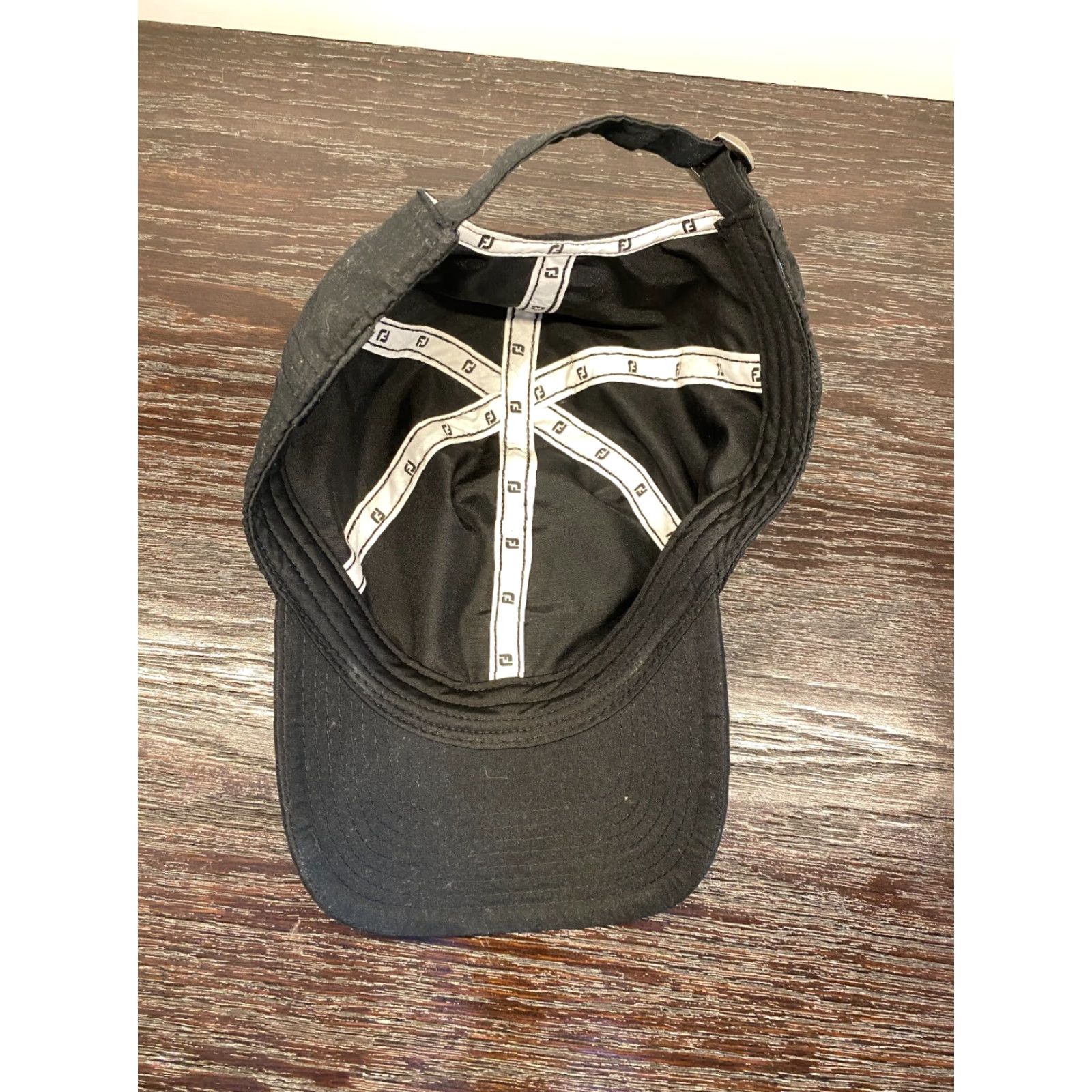 Footjoy FOOTJOY Hat Mens One Size Black DryJoys Strapback Lightweight Adjustable Golf Size ONE SIZE - 6 Thumbnail