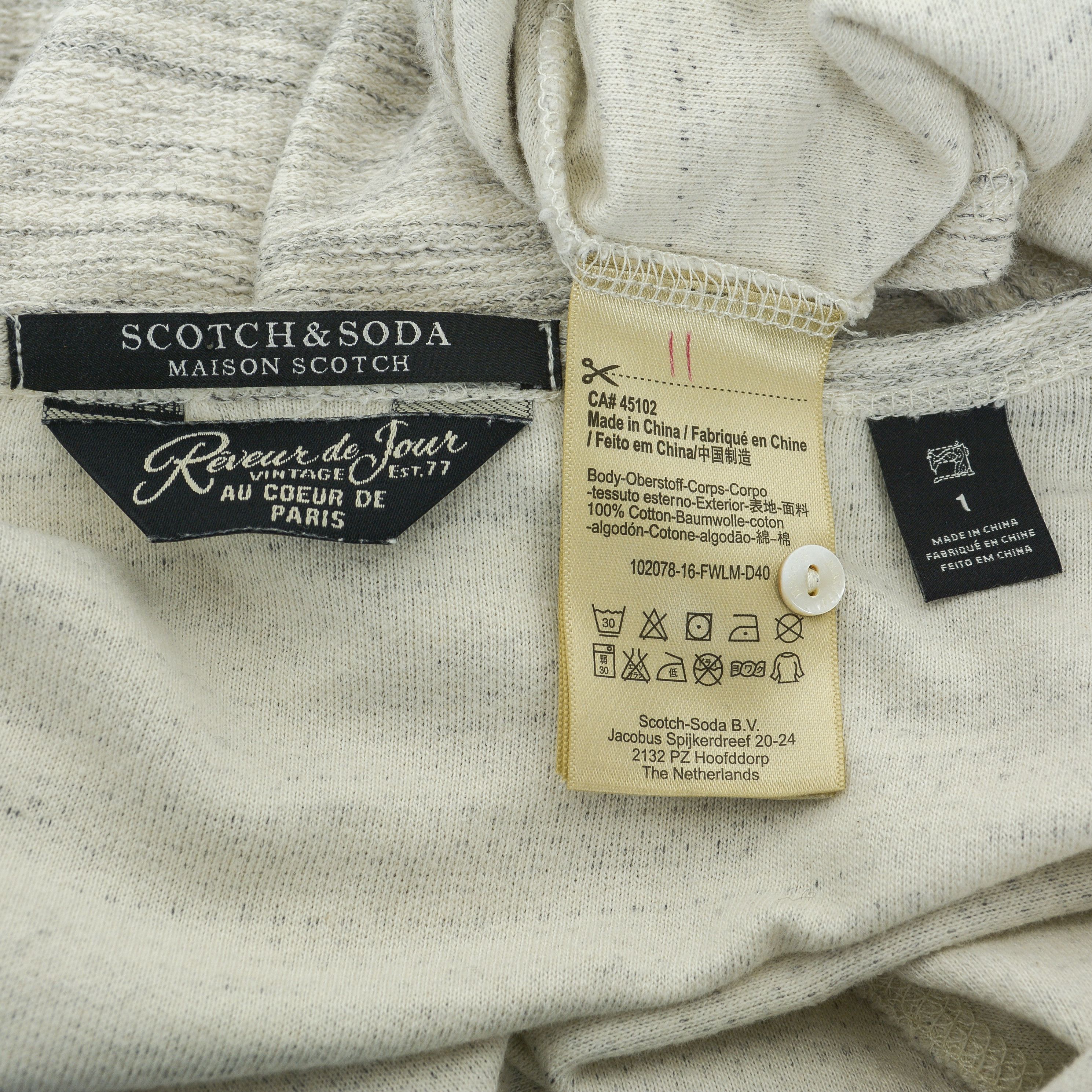 Maison Scotch × Scotch & Soda Reveur de Tour Jumper Pullover Shirt Top Long Sleeve Grey Size S / US 4 / IT 40 - 5 Thumbnail