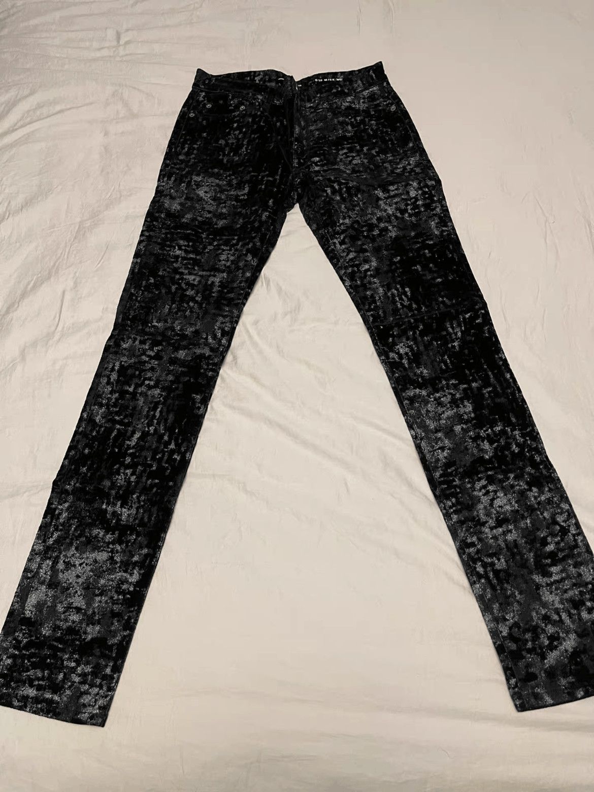 Saint Laurent Paris Saint Laurent Paris 16AW Shinning Print Denim Size US 29 - 1 Thumbnail