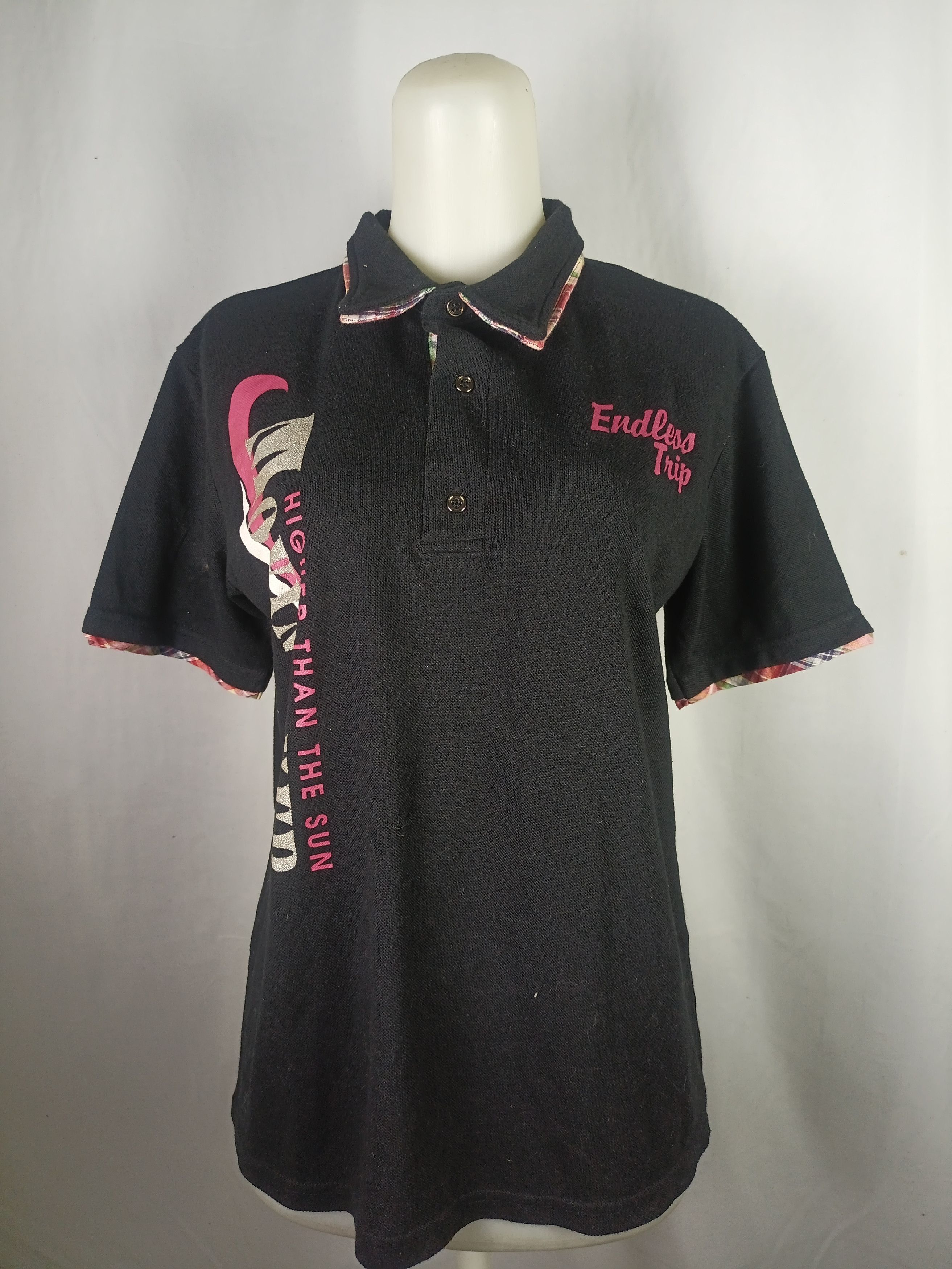 If Six Was Nine × Japanese Brand × Le Grande Bleu (L.G.B.) WE ❤️ SURF Endless Trip Polo T-shirt Double Layer POEM Print Size L / US 10 / IT 46 - 17 Thumbnail