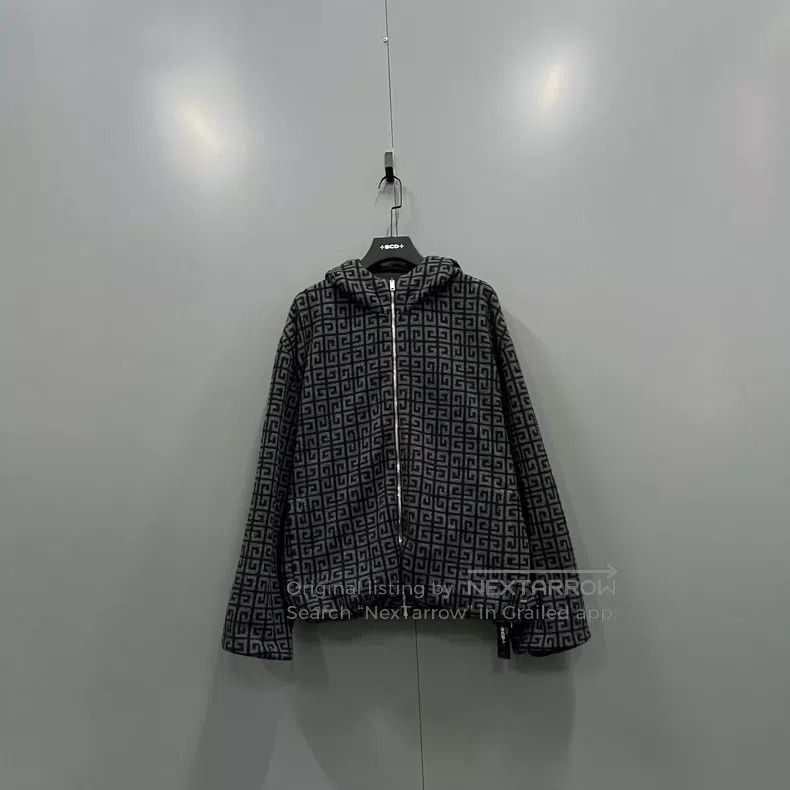 Givenchy Givenchy Black Full-Print Geometric Double-Sided Jacket XL Size US XL / EU 56 / 4 - 1 Thumbnail