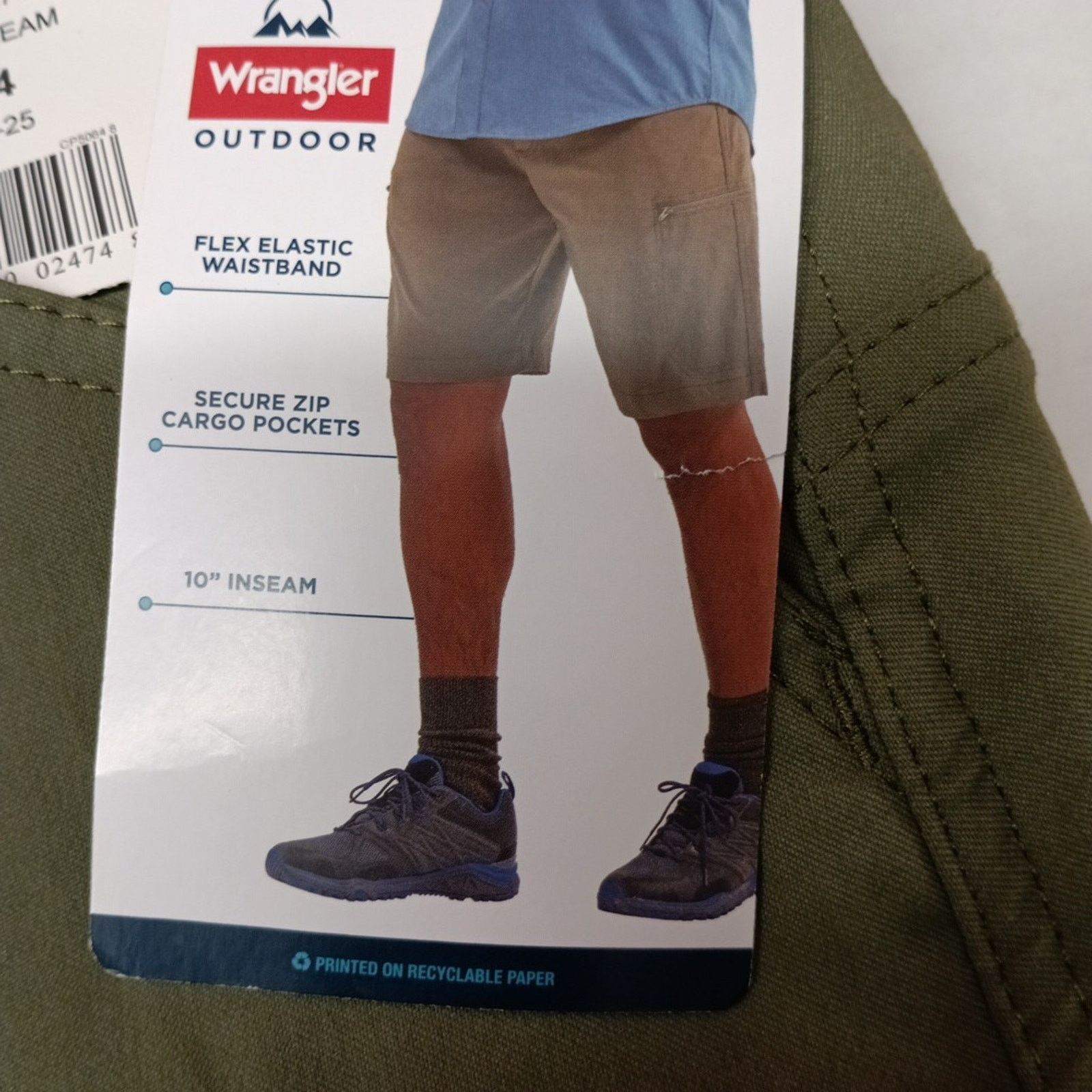 Wrangler Wrangler Cargo Shorts Men's Size 44 Green 10" Inseam Relaxed Size US 44 / EU 60 - 3 Thumbnail
