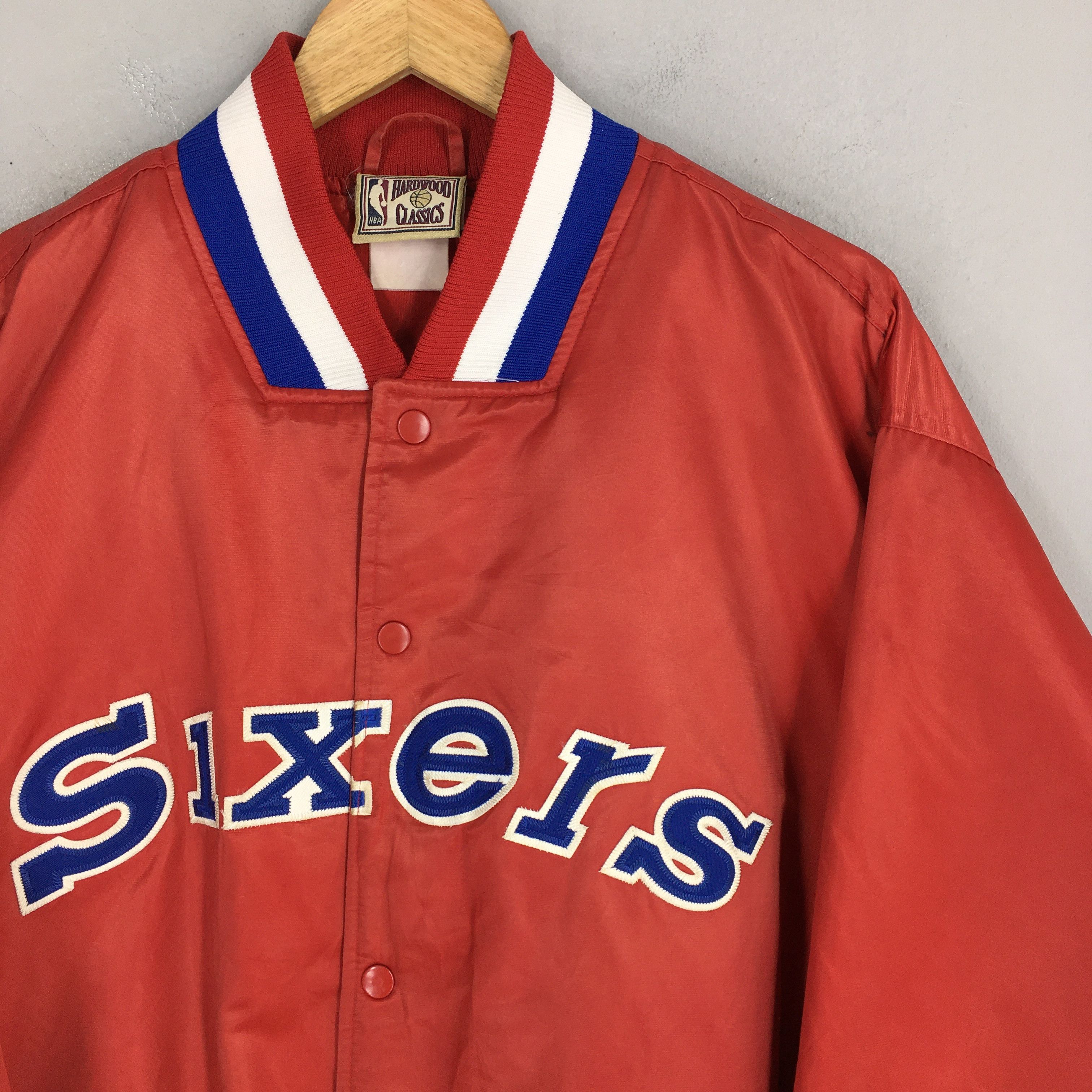 MLB Philadelphia 76ers Sixers MLB Red Satin Jacket XXLarge Size US XXL / EU 58 / 5 - 5 Thumbnail