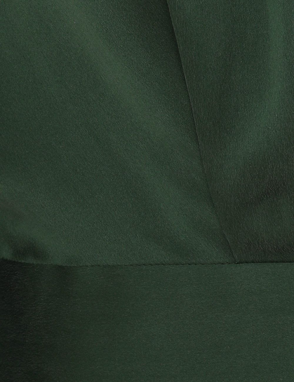 Zimmermann oc11z0226 Silk Wrap Top In Forest Green Size L / US 10 / IT 46 - 6 Thumbnail