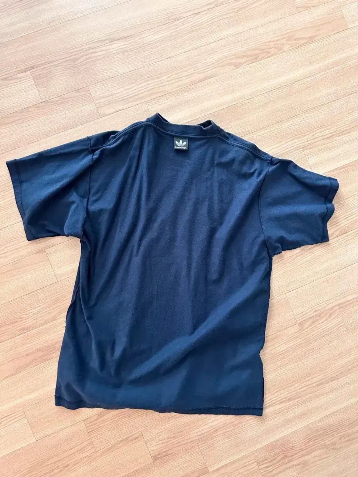 Adidas × Balenciaga Balenciaga X Adidas Oversized T Shirt [navy] Size US M / EU 48-50 / 2 - 2 Thumbnail
