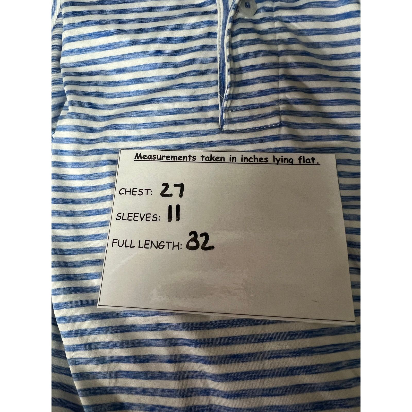 Izod Izod Golf With Stretch Men's Polo Blue White Stripes Large Size US L / EU 52-54 / 3 - 7 Thumbnail