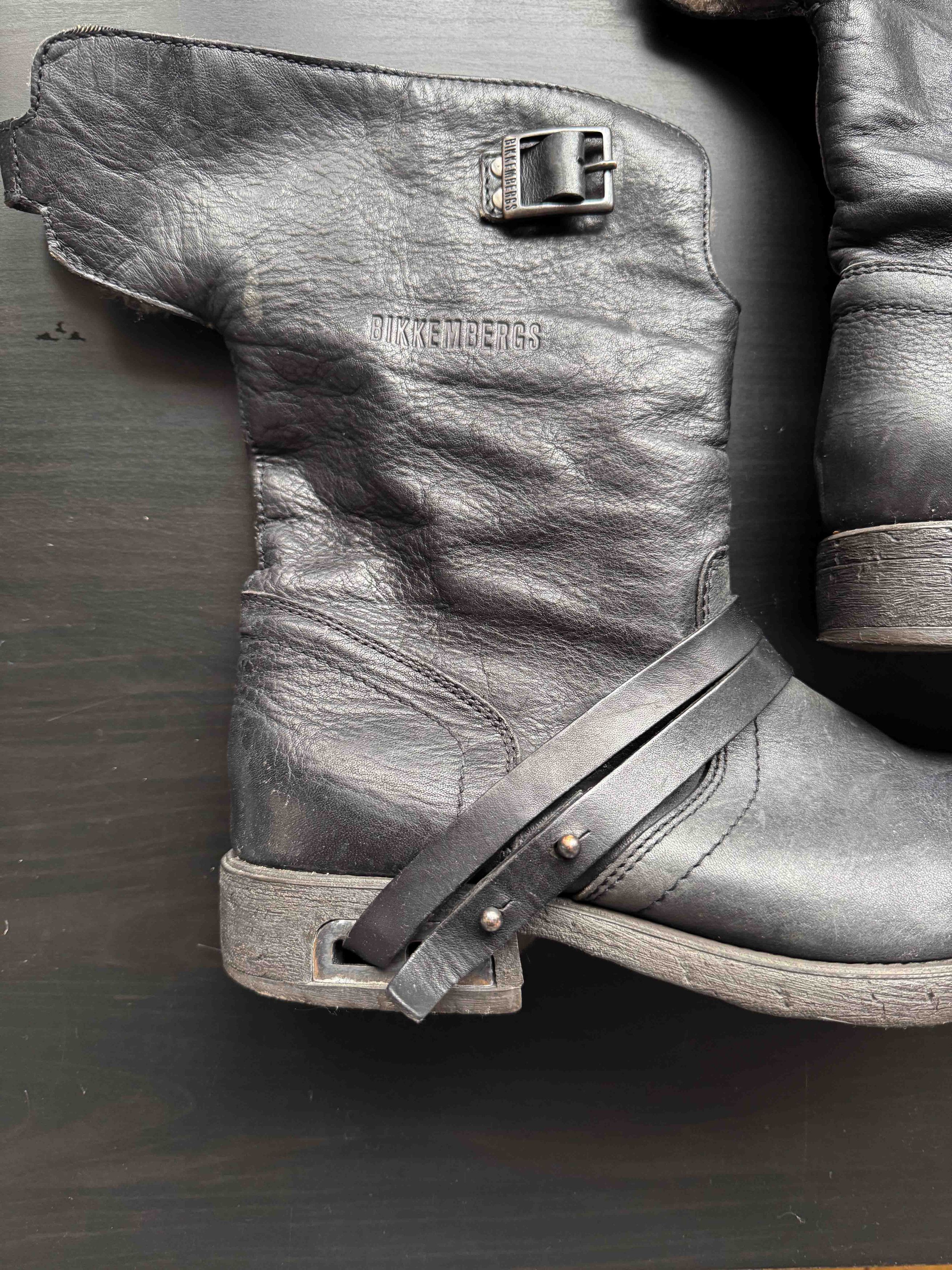 Dirk Bikkembergs Dirk Bikkembergs Leather Fur Belted Biker Boots Archive Size US 8 / EU 41 - 3 Thumbnail