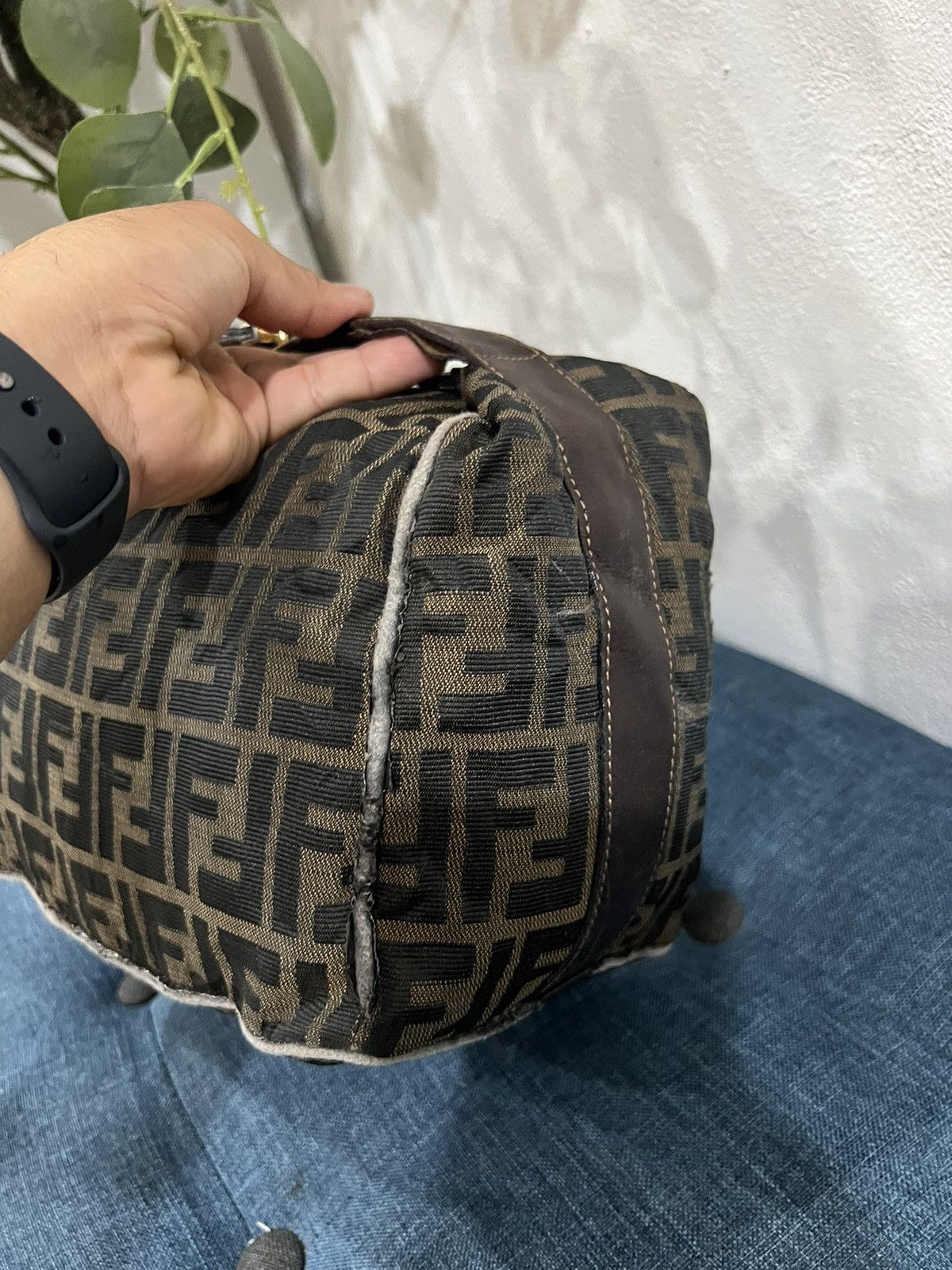 Fendi × Vintage VINTAGE FENDI ZUCCA VANITY CASE BAG Size ONE SIZE - 13 Thumbnail
