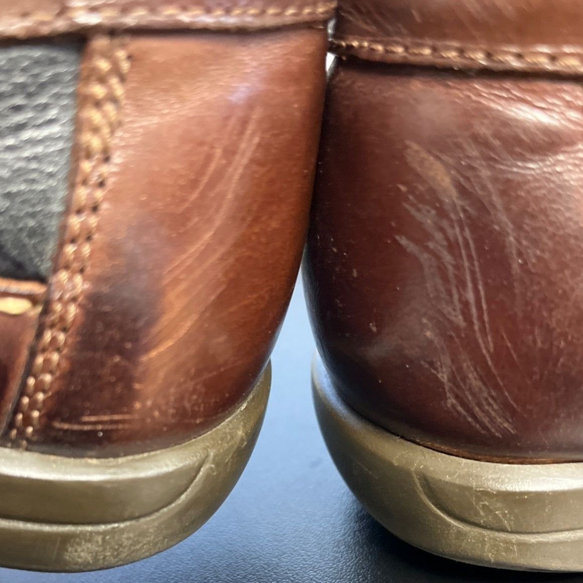Johnston & Murphy Johnston & Murphy Men's Black/Brown Shoes/Loafers Sz 9.5M SK Size US 9.5 / EU 42-43 - 8 Thumbnail