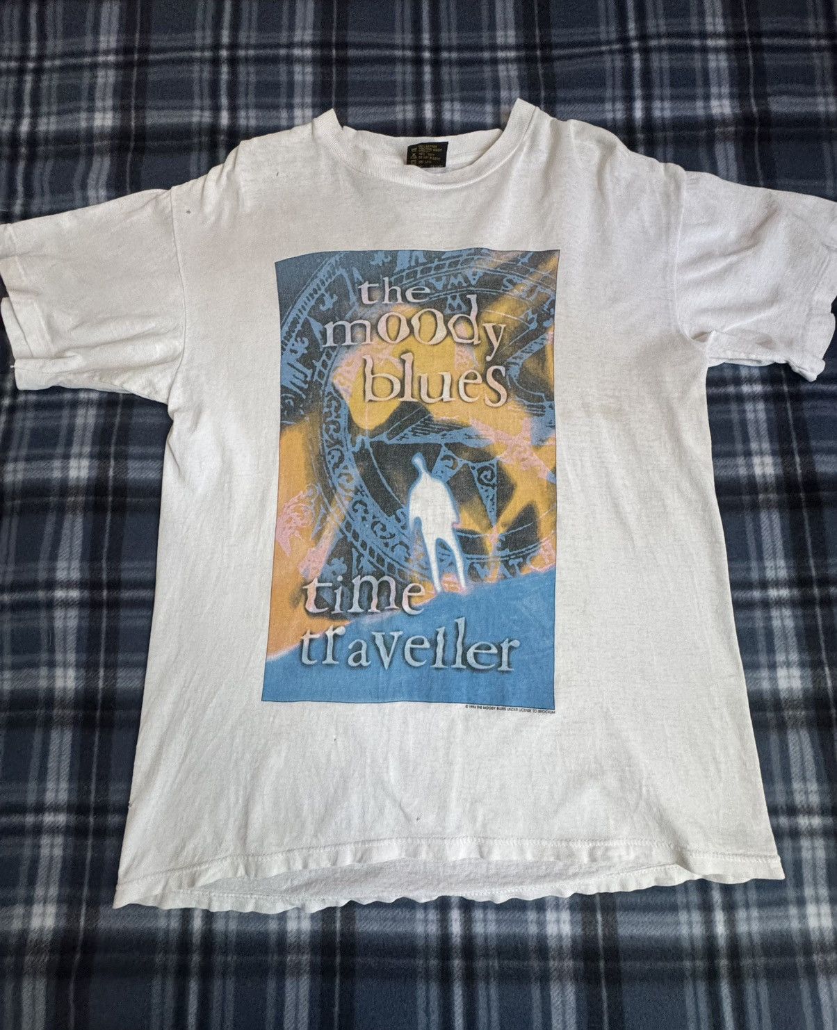 Brockum Vintage Moddy Blues Time Traveler 1994 Tour Shirt Size US L / EU 52-54 / 3 - 1 Thumbnail