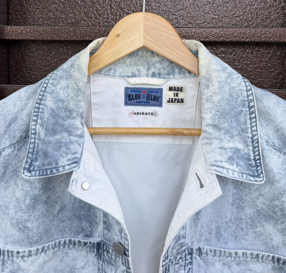Blue Blue Japan Vintage Blue Blue Japan Acid Wash Denim Jacket Made In Japan Size US M / EU 48-50 / 2 - 10 Thumbnail
