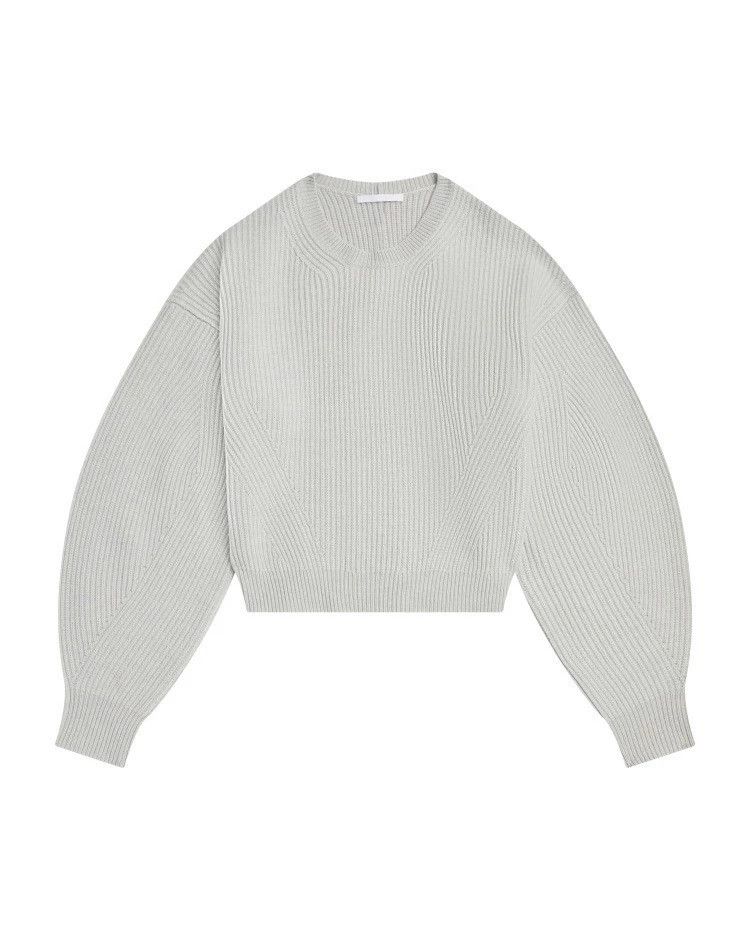 Helmut Lang HELMUT LANG Tapered shoulder design rib knit sweater Size S / US 4 / IT 40 - 7 Thumbnail