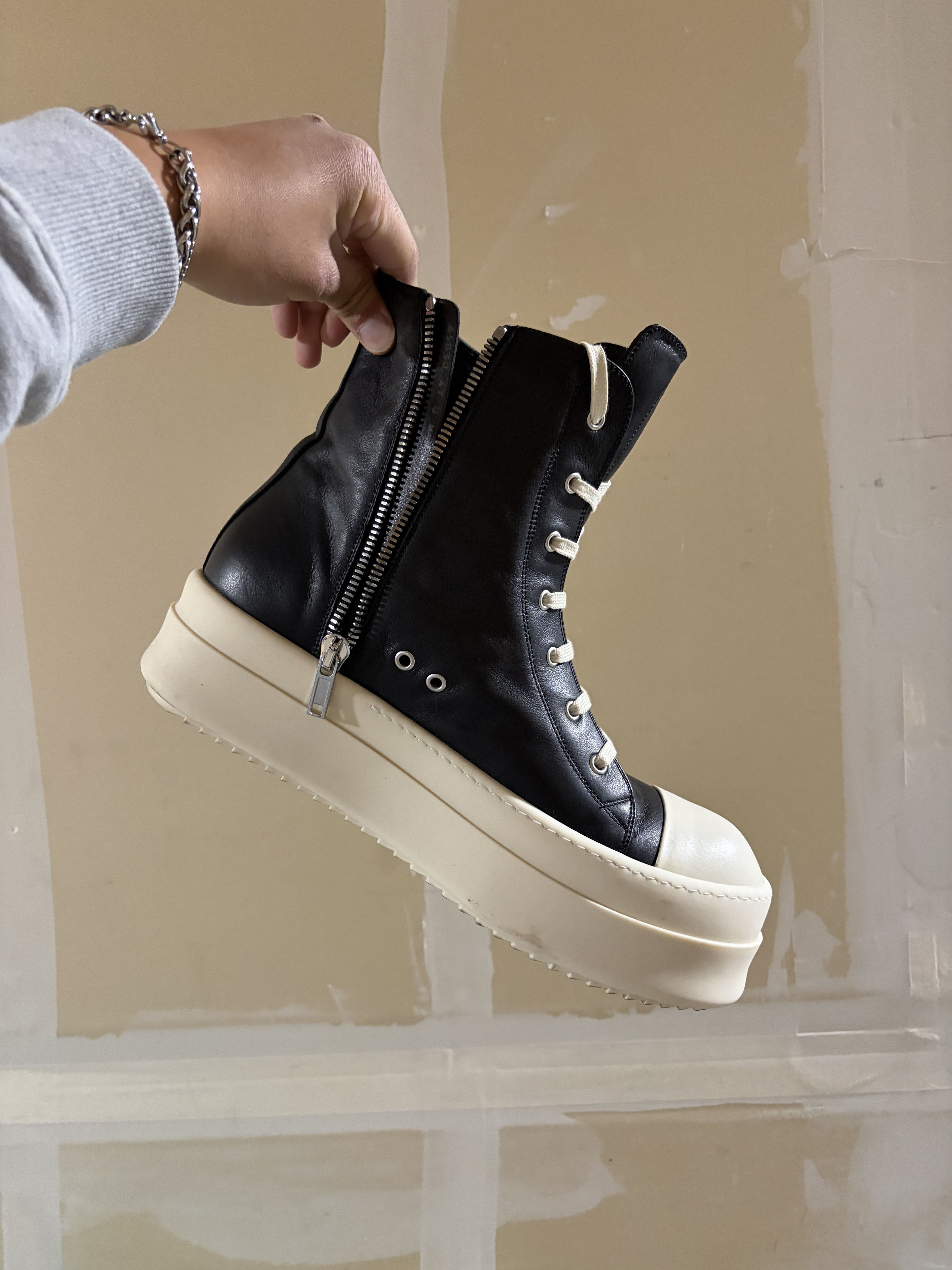 Rick Owens Rick Owens Ramones Megabumper (Hollywood) Size US 14 / EU 47 - 4 Thumbnail